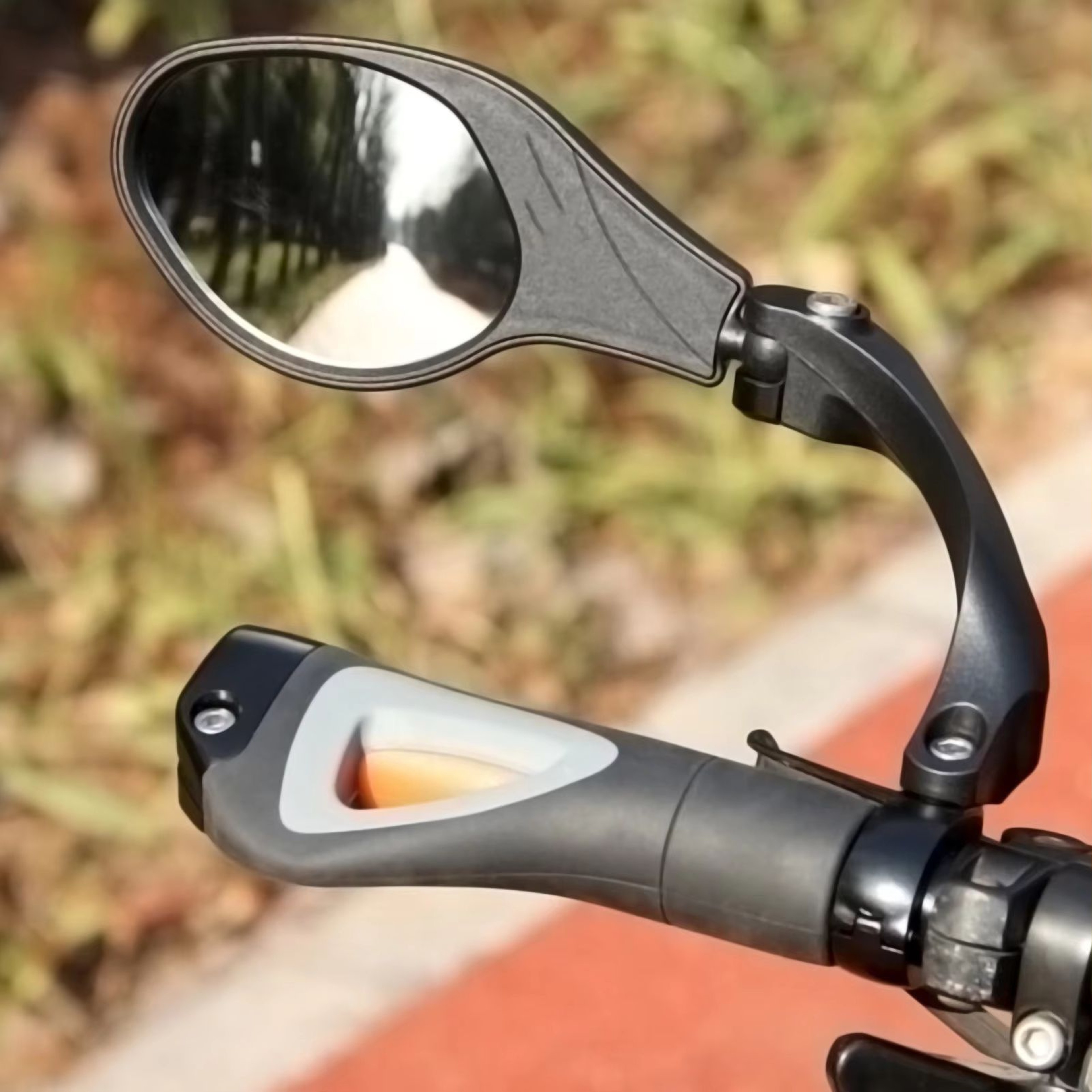 Bicycle Handlebar Rearview Mirror  360 Rotation LR Back View For Mountain And Road Bikes 222mm 1