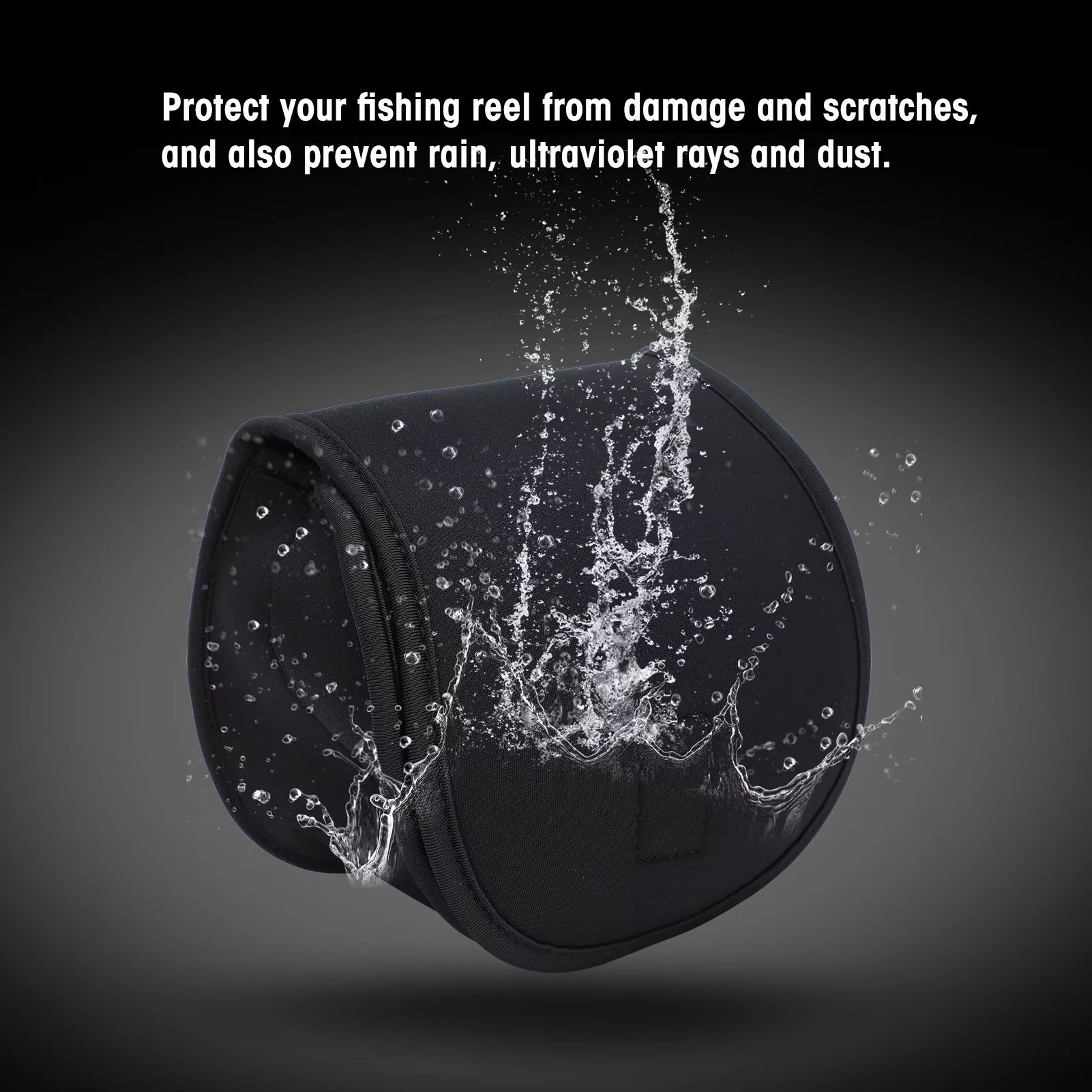 Neoprene Fly Reel Cover  Protective AntiCollision Case For Fly Fishing Reel Storage 5