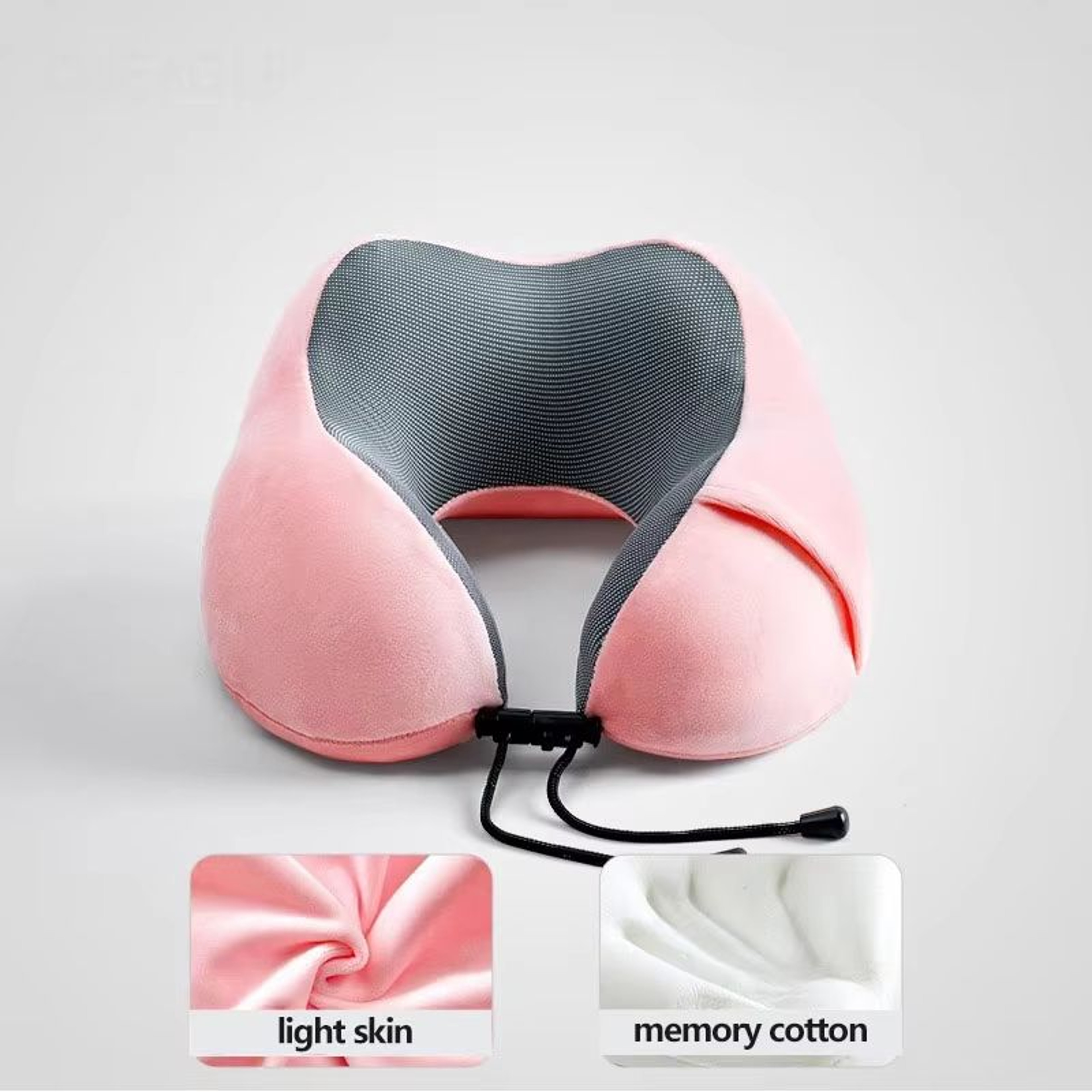 UShaped Memory Foam Travel Neck Pillow  Soft Cervical Support Airplane Pillow 8