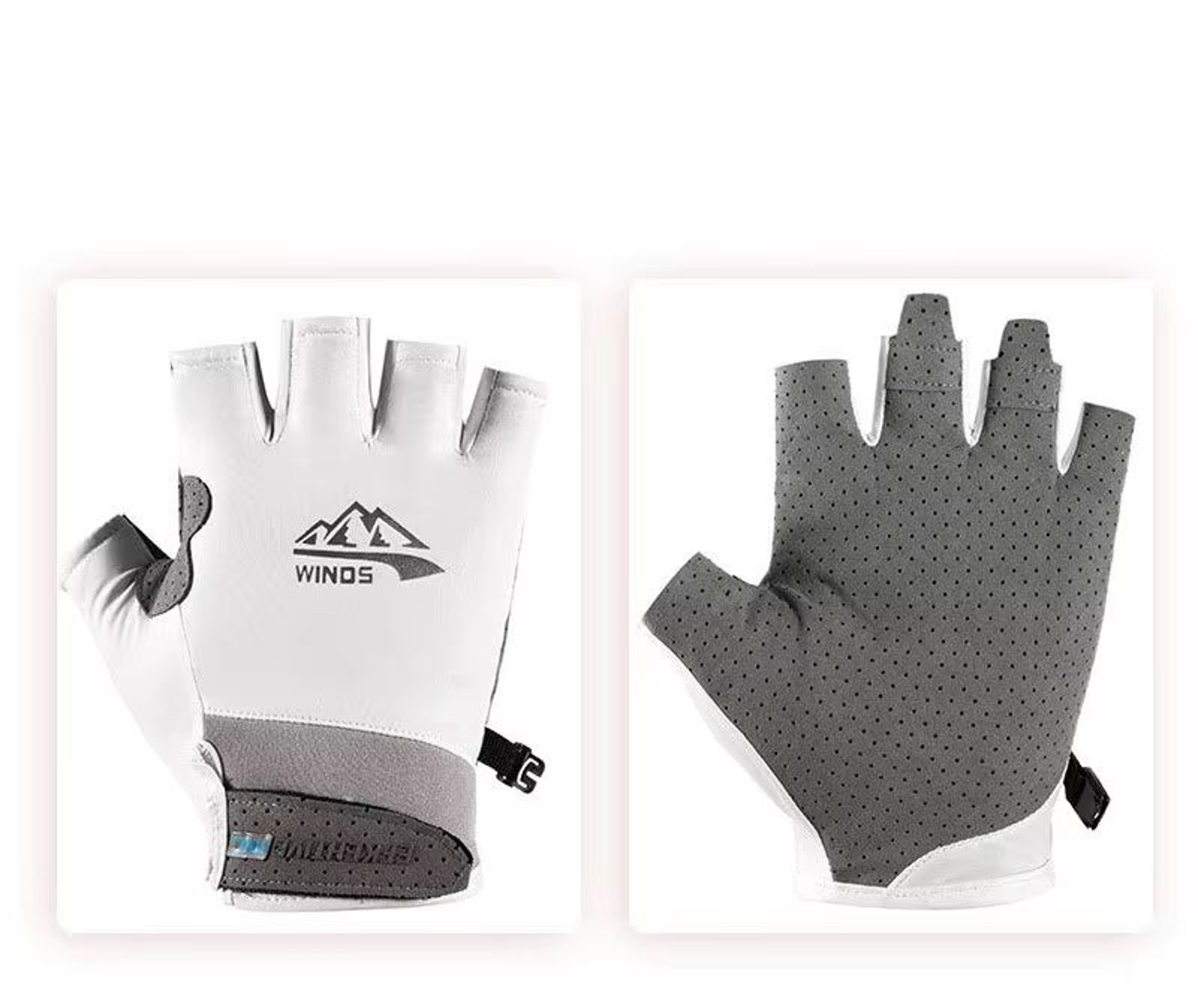 Ice Silk Sunscreen UV Protection Outdoor Sports Gloves  AntiSlip Driving Cycling Fishing Summer Glo 8
