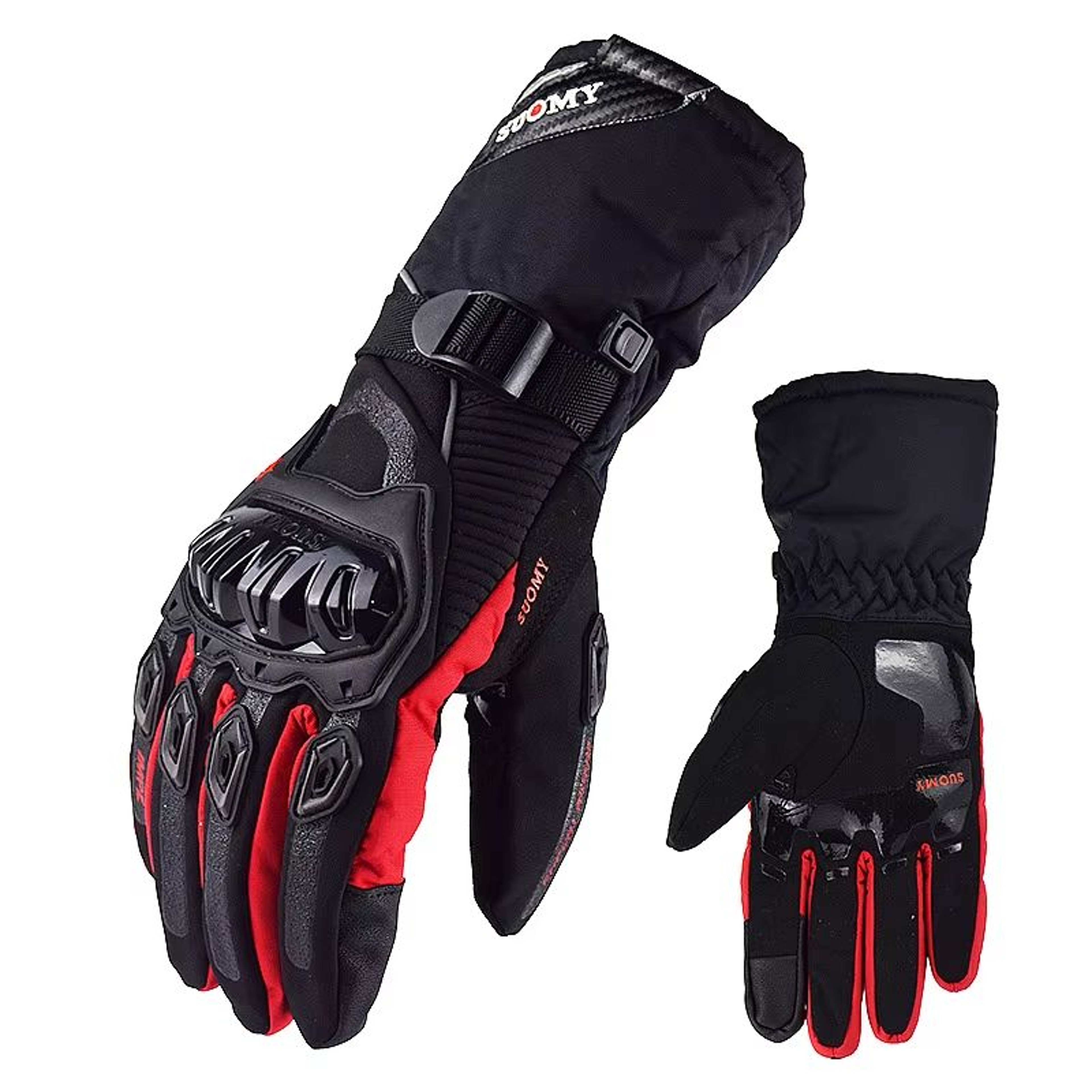 Windproof Leather Motorcycle Gloves  Touch Screen Compatible Motocross  Motorbike Riding Gloves For 8
