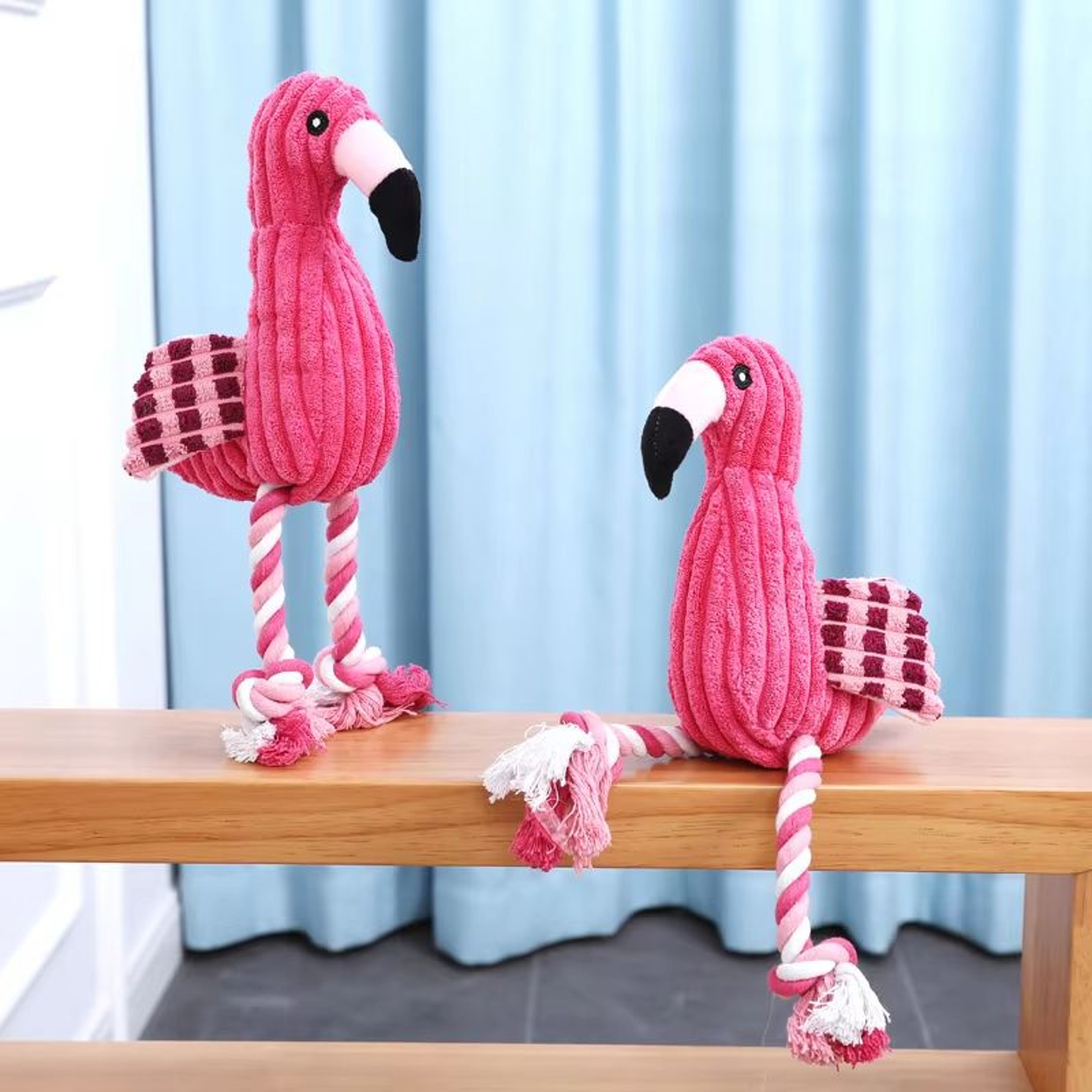 Animal Shape Corduroy Plush Dog Toy Squeaky BiteResistant Chew Toy For Puppies And Dogs 3
