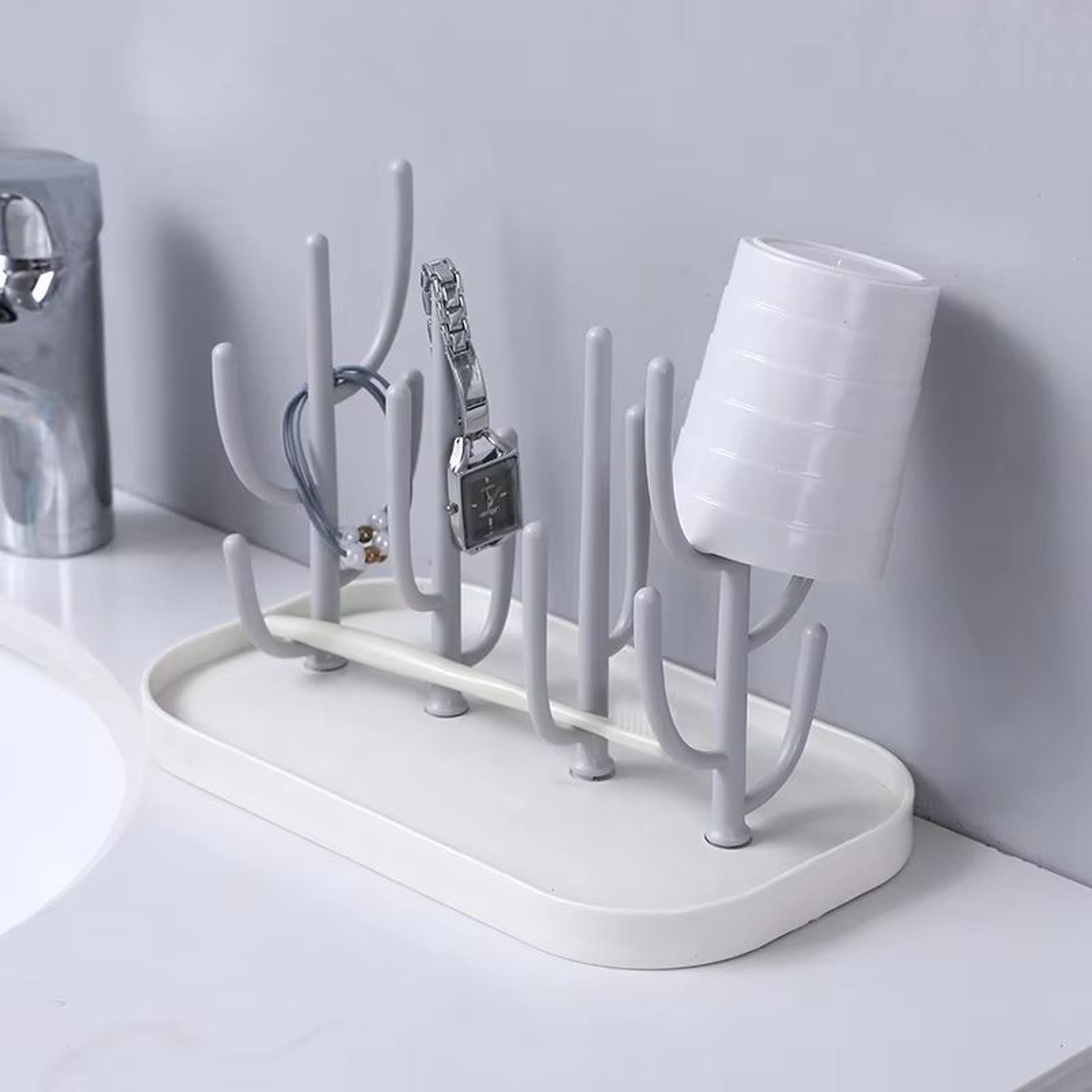 Baby Feeding Bottle Drying Rack  Storage Holder  Countertop Bottle And Nipple Organizer 2
