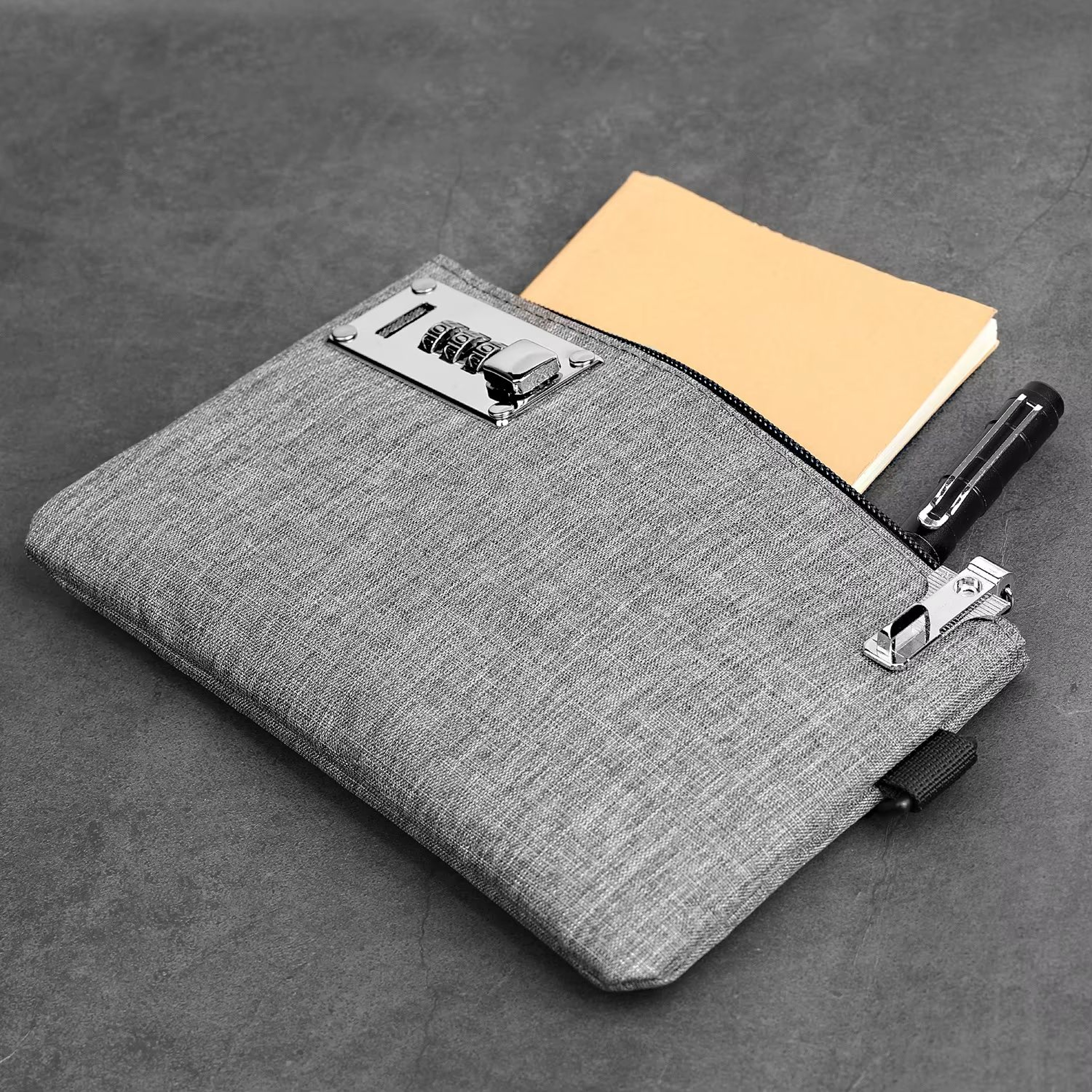 Lockable Money Bag  Coin Purse With Card Holder Clutch For Men 2