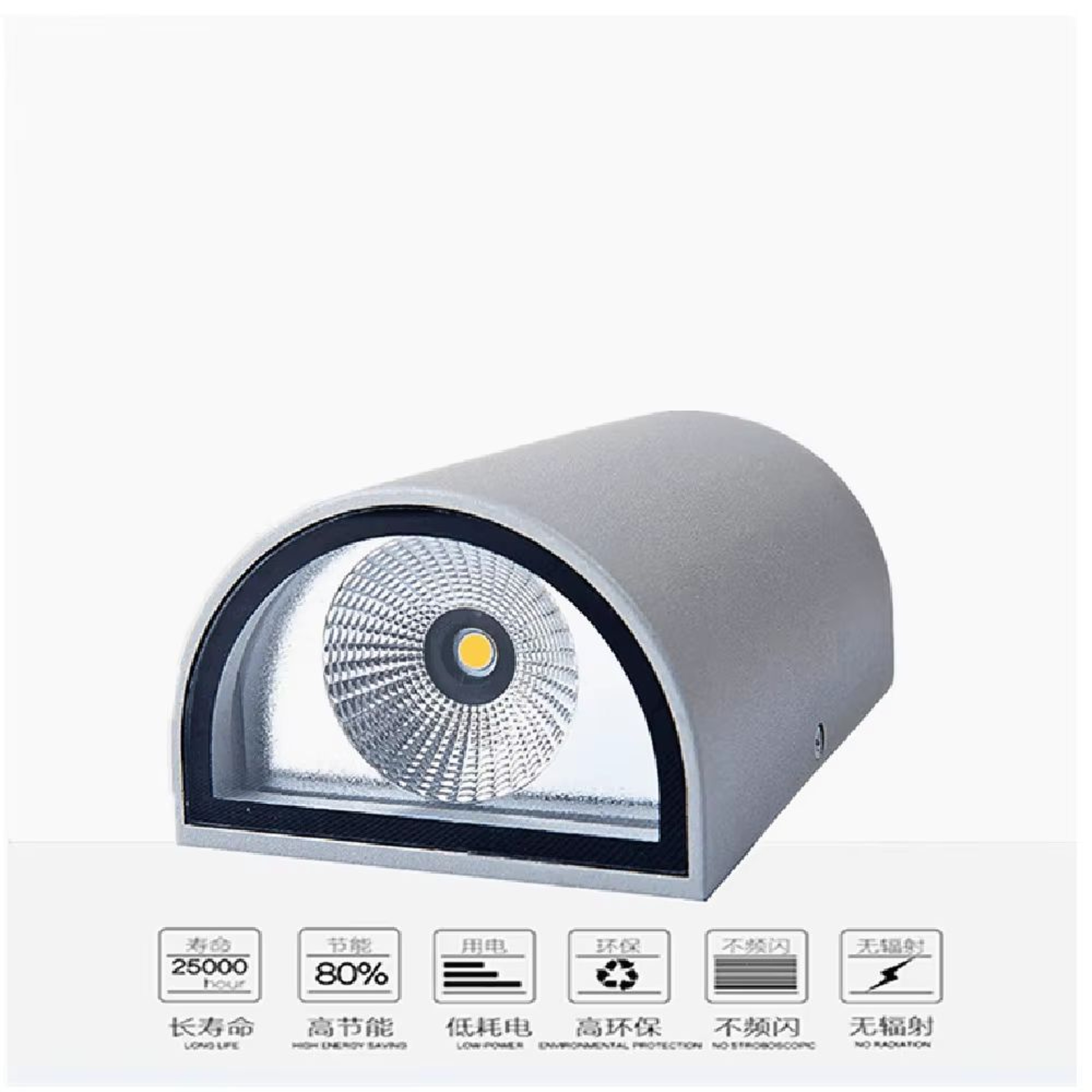 SANDIY Waterproof Outdoor Wall Light 2Head UpDown LED Sconce For Patio  Garden 1