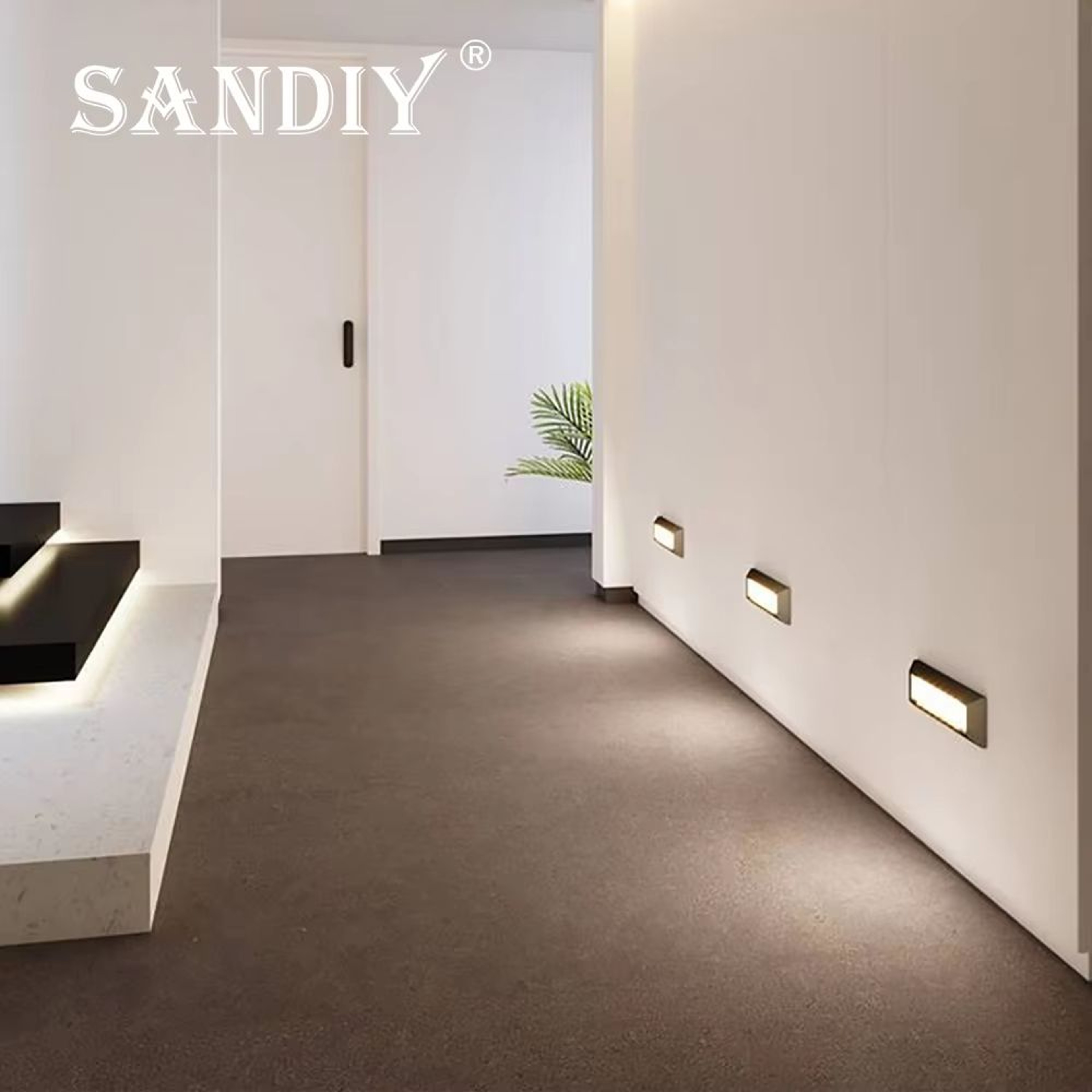 Waterproof Outdoor LED Stair Step Light 12V110V220V Wall Lamp For Garden  Terrace 5