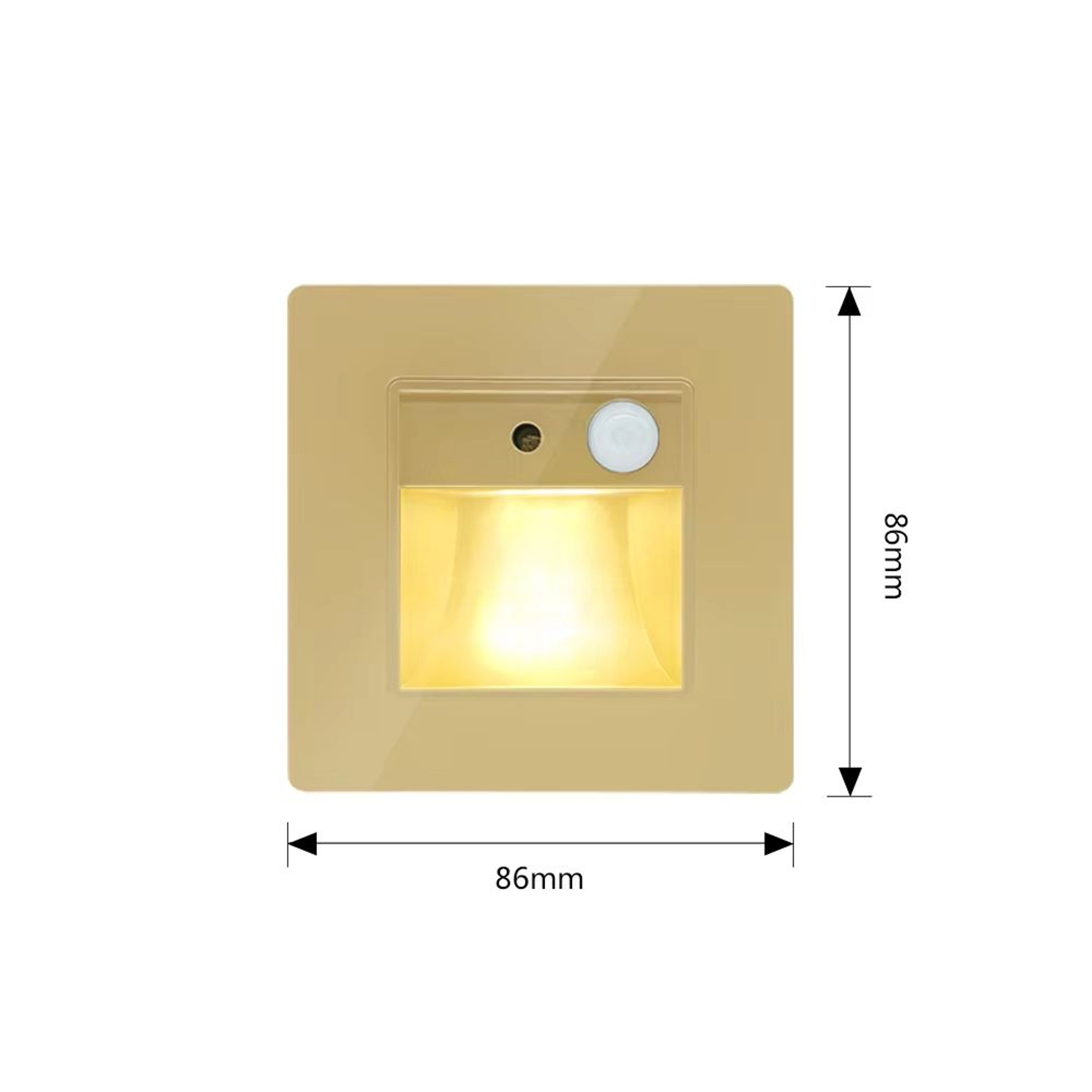 Smart PIR Motion Sensor LED Recessed Night Light For Stairs  Hallways 11