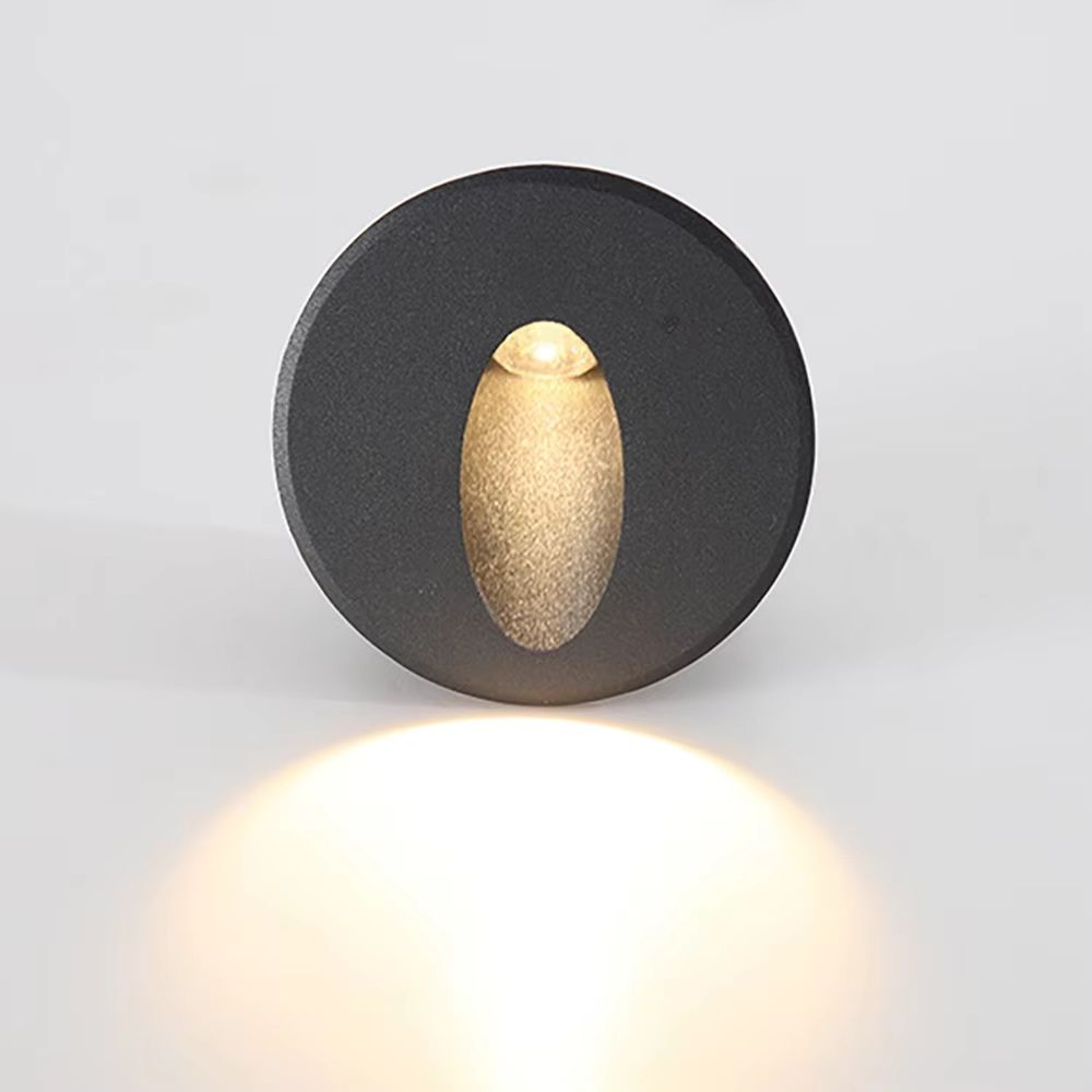 Outdoor Waterproof Recessed LED Stair  Wall Light 12V110V220V Round Exterior Nightlight 1