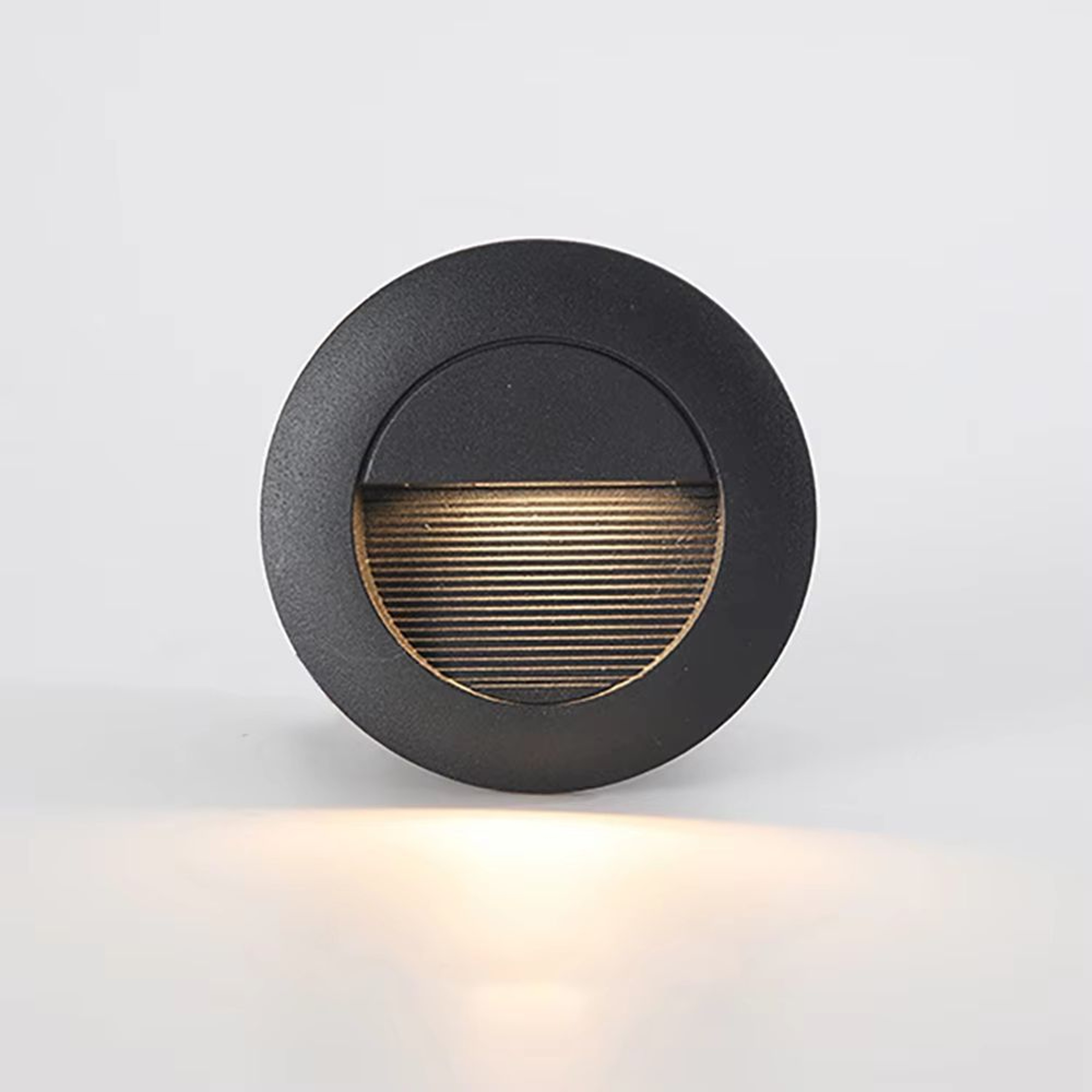 Outdoor Waterproof Recessed LED Stair  Wall Light 12V110V220V Round Exterior Nightlight 4