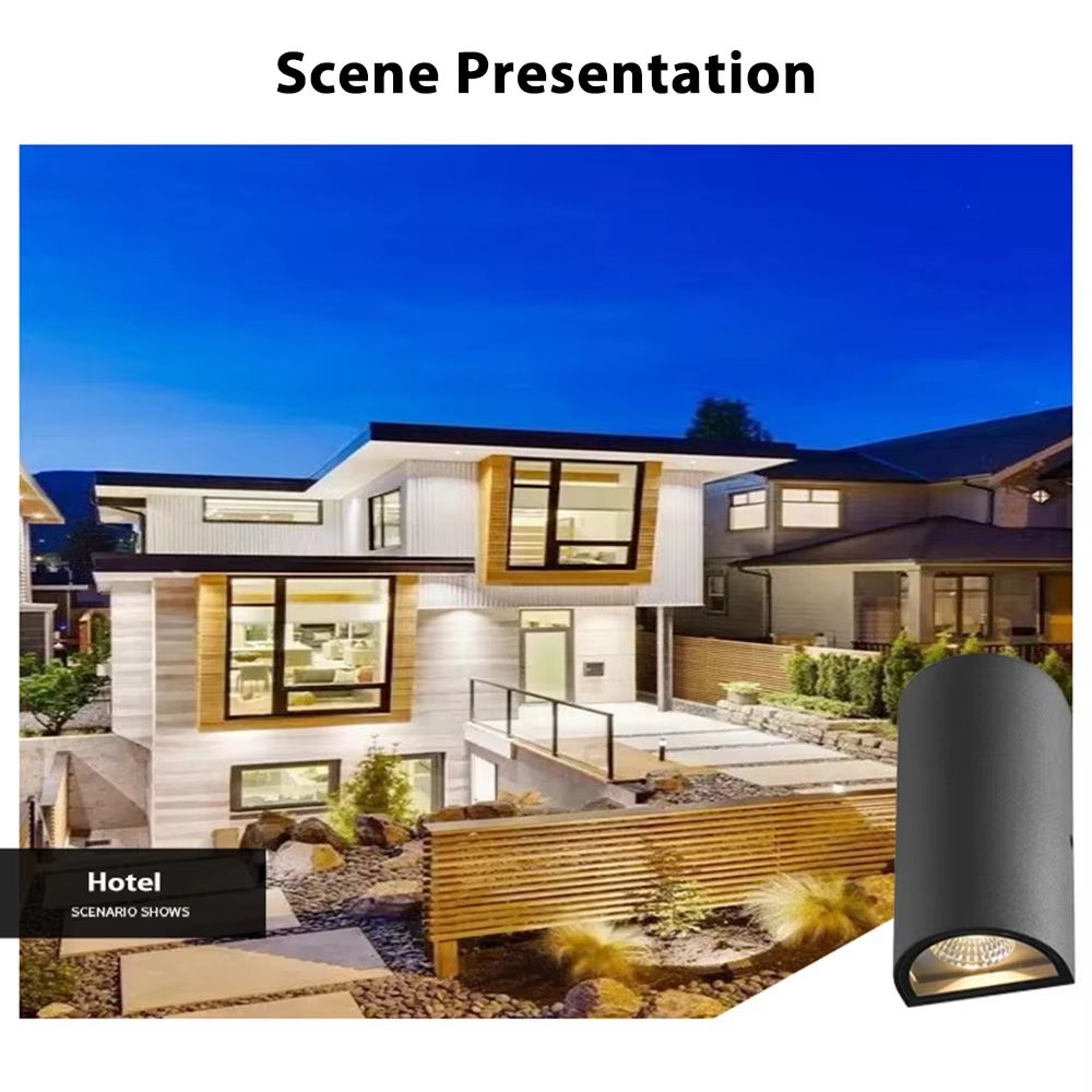 Waterproof Outdoor LED Wall Sconce 6W10W Up  Down Porch Light 4