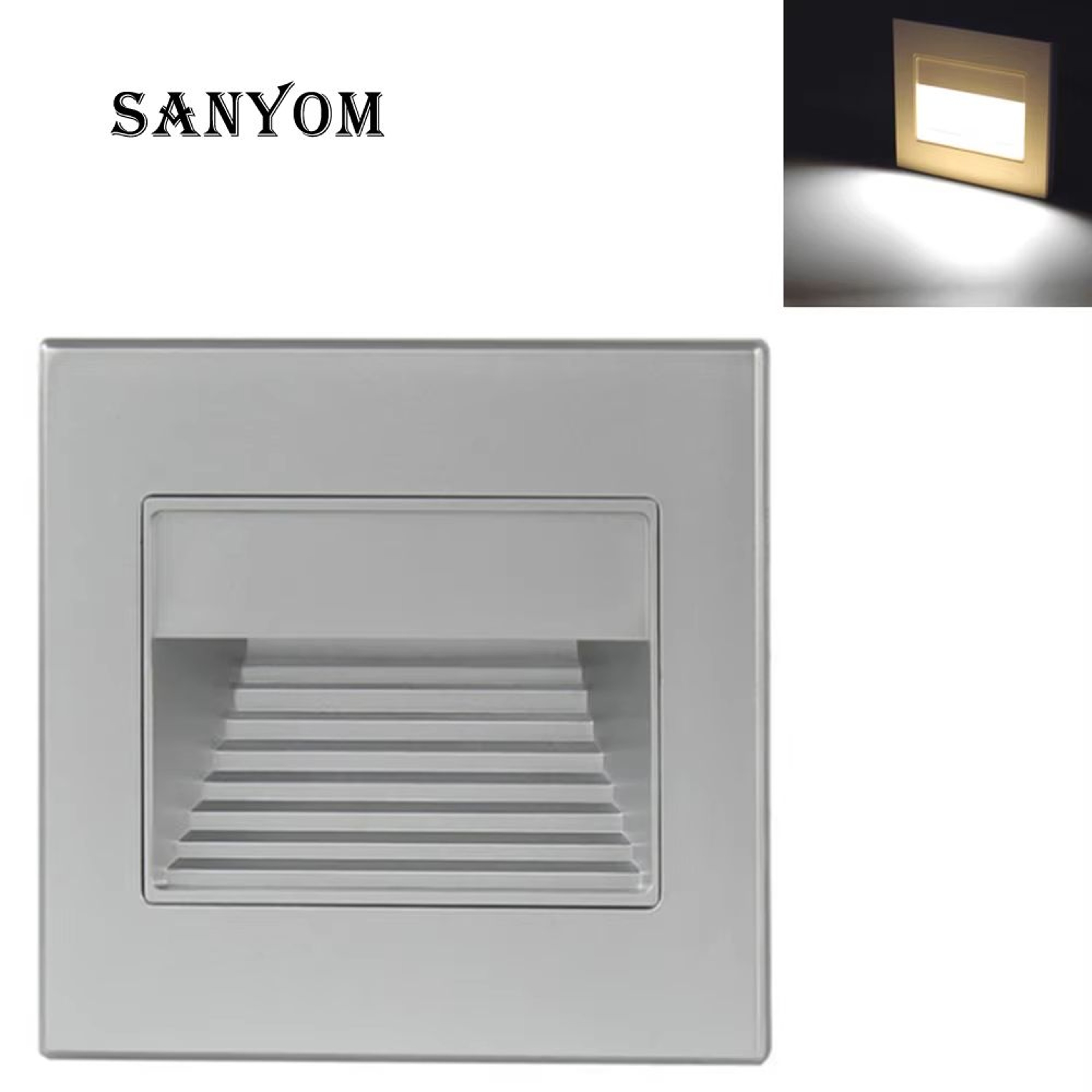 Recessed LED Stair  Wall Night Light For Indoor Steps  Decor 110V220V 0