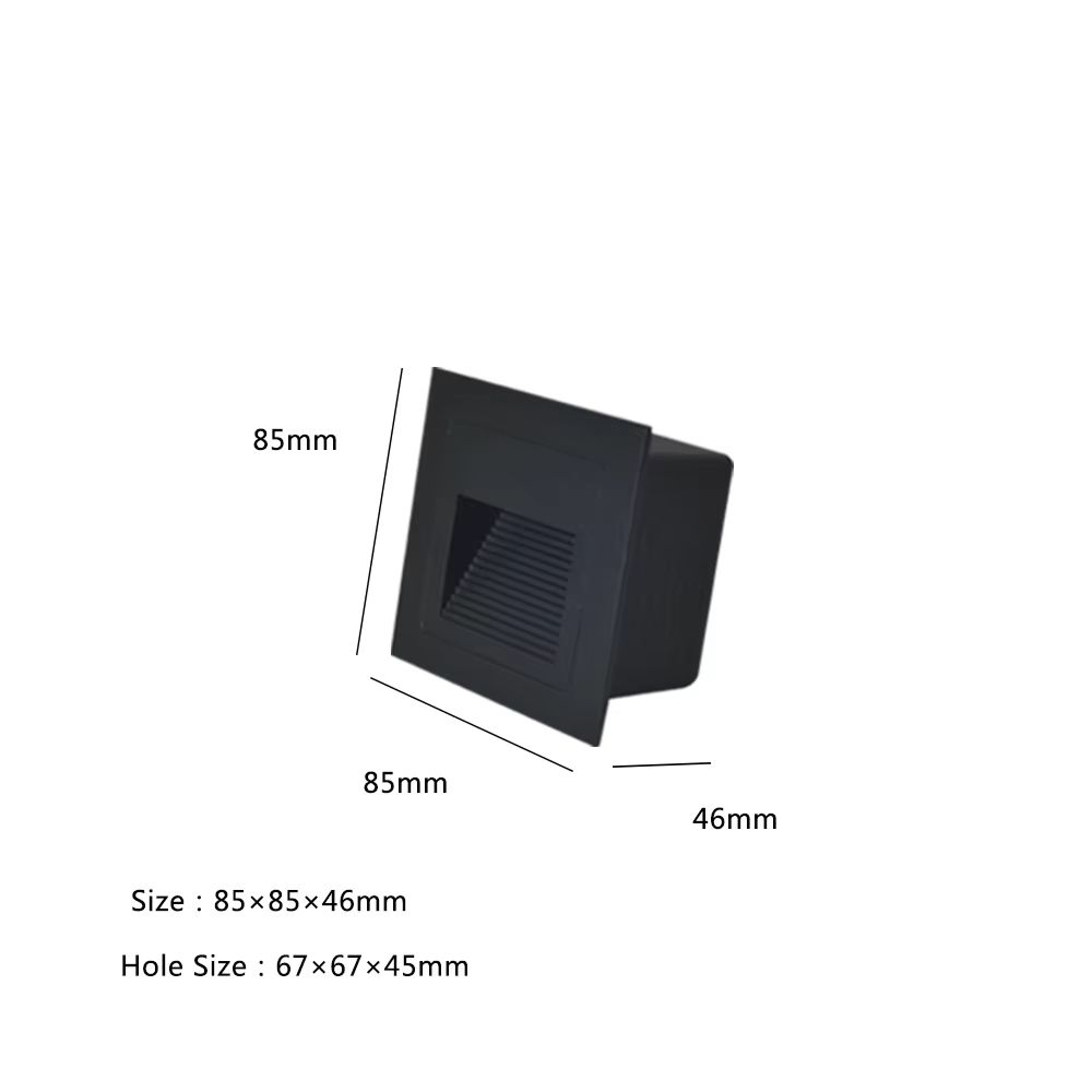 Waterproof Outdoor LED Recessed Stair  Wall Lamp For Yard Balcony  Terrace 12V110V220V 7
