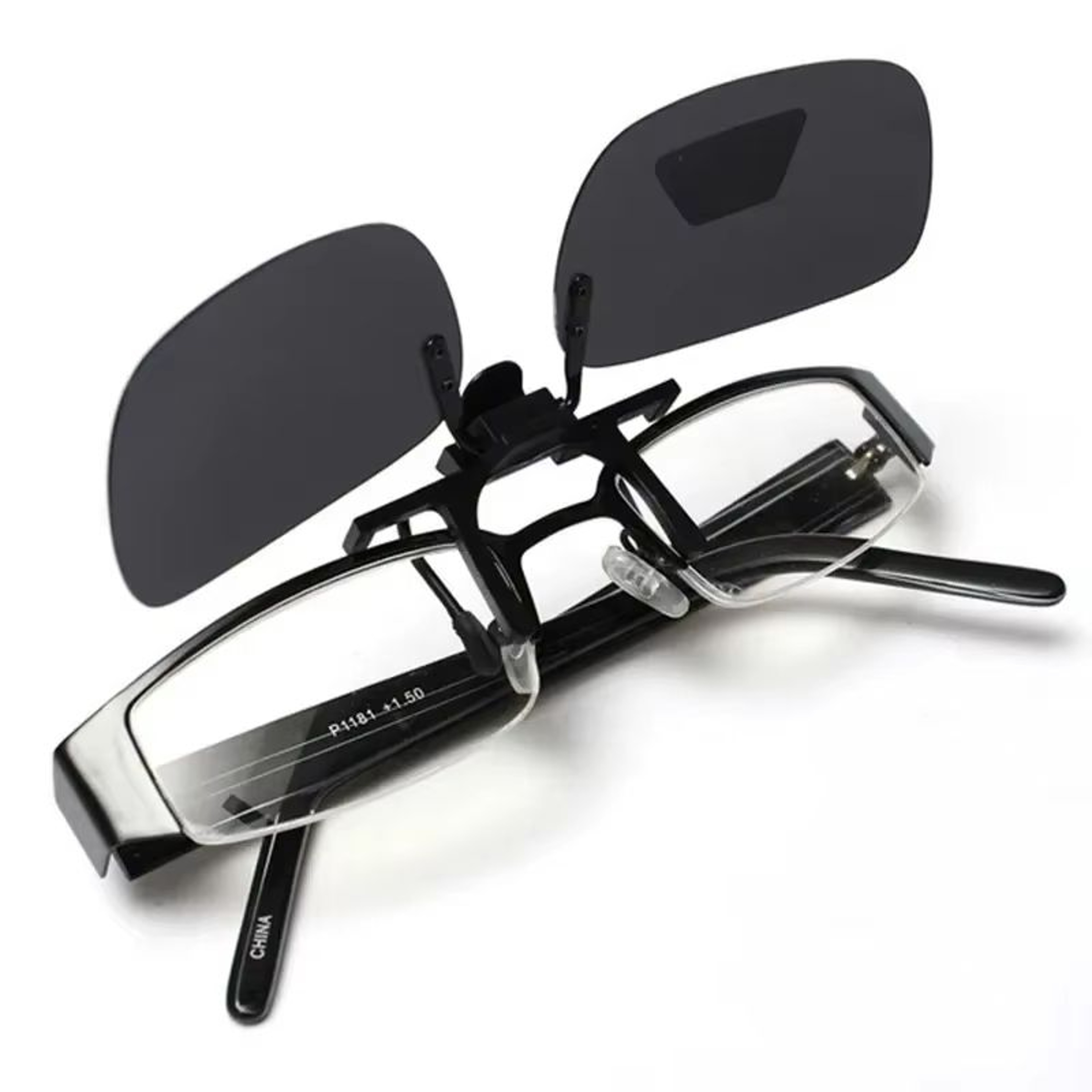 ClipOn FlipUp Polarized Driving And Outdoor Sunglasses 1