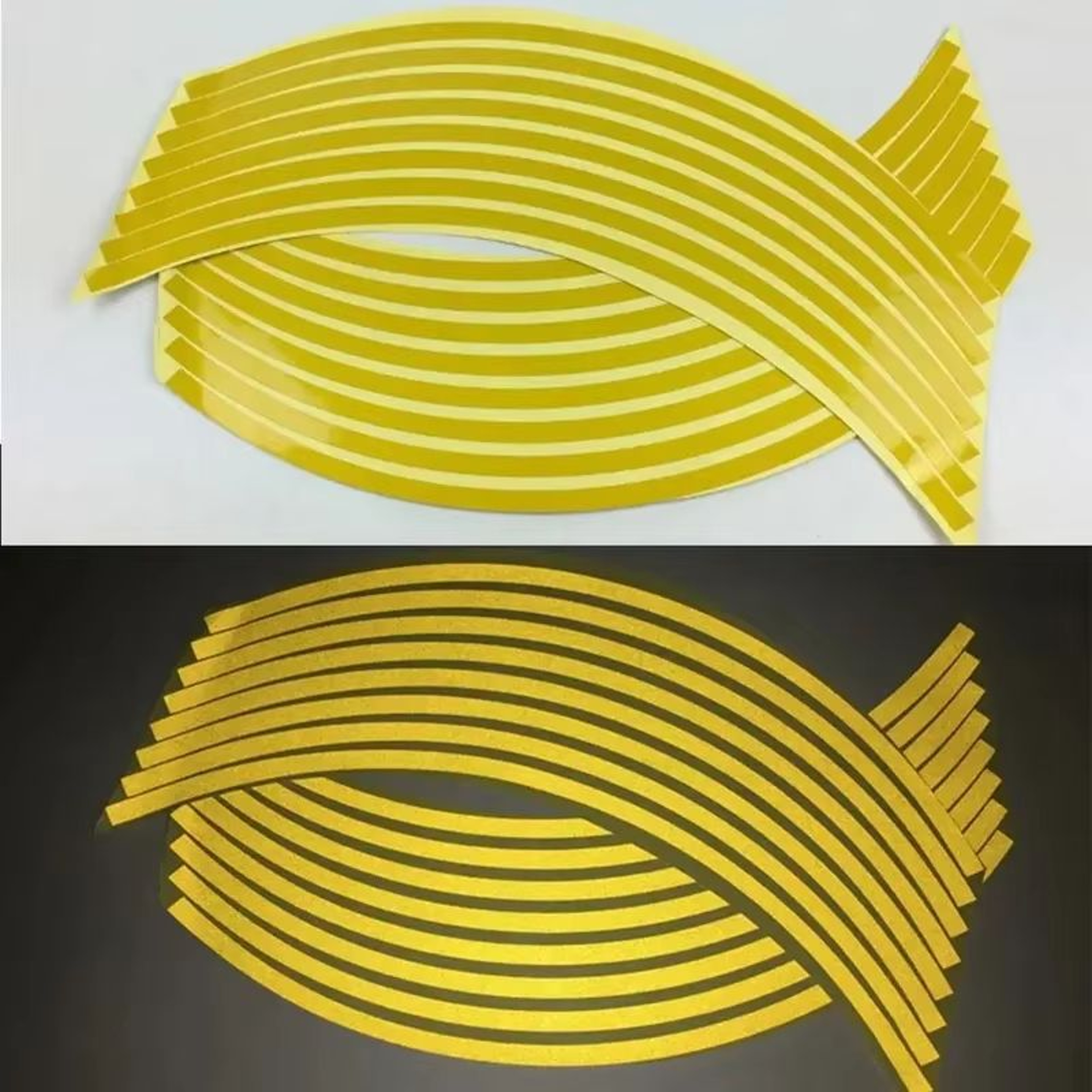 Reflective Motorcycle And Bike Wheel Rim Tape Strips 1718 Inch 3