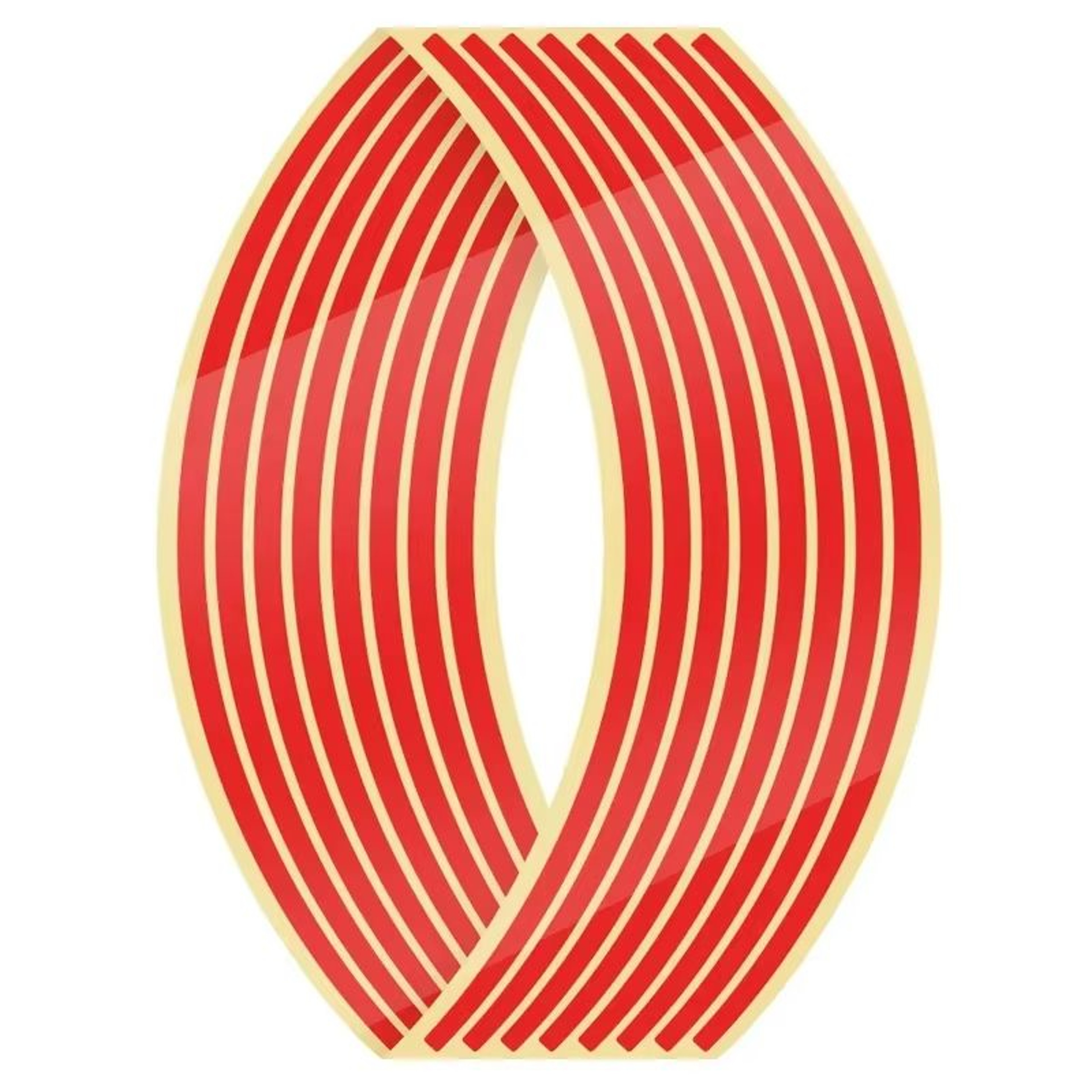 Reflective Motorcycle And Bike Wheel Rim Tape Strips 1718 Inch 6