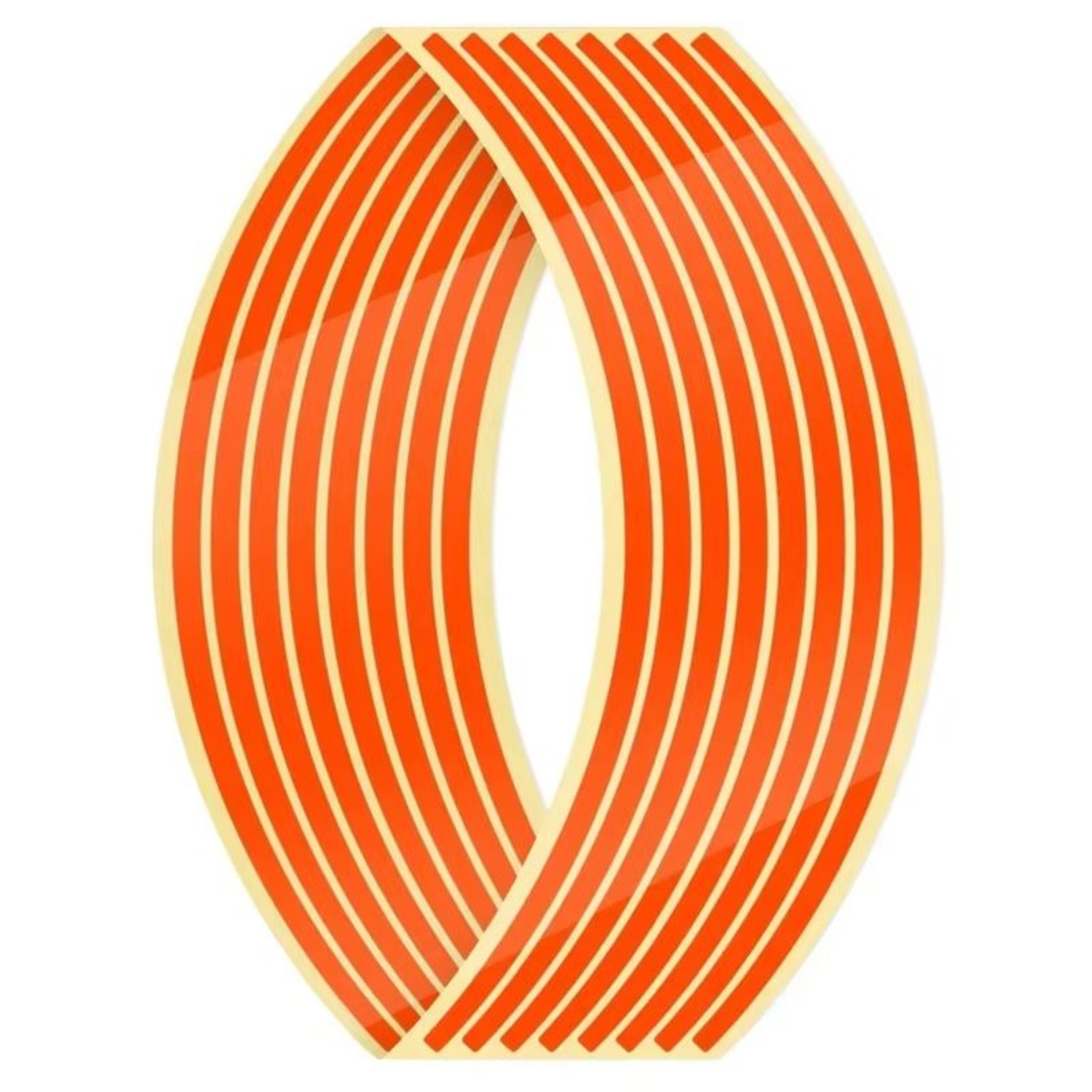 Reflective Motorcycle And Bike Wheel Rim Tape Strips 1718 Inch 7