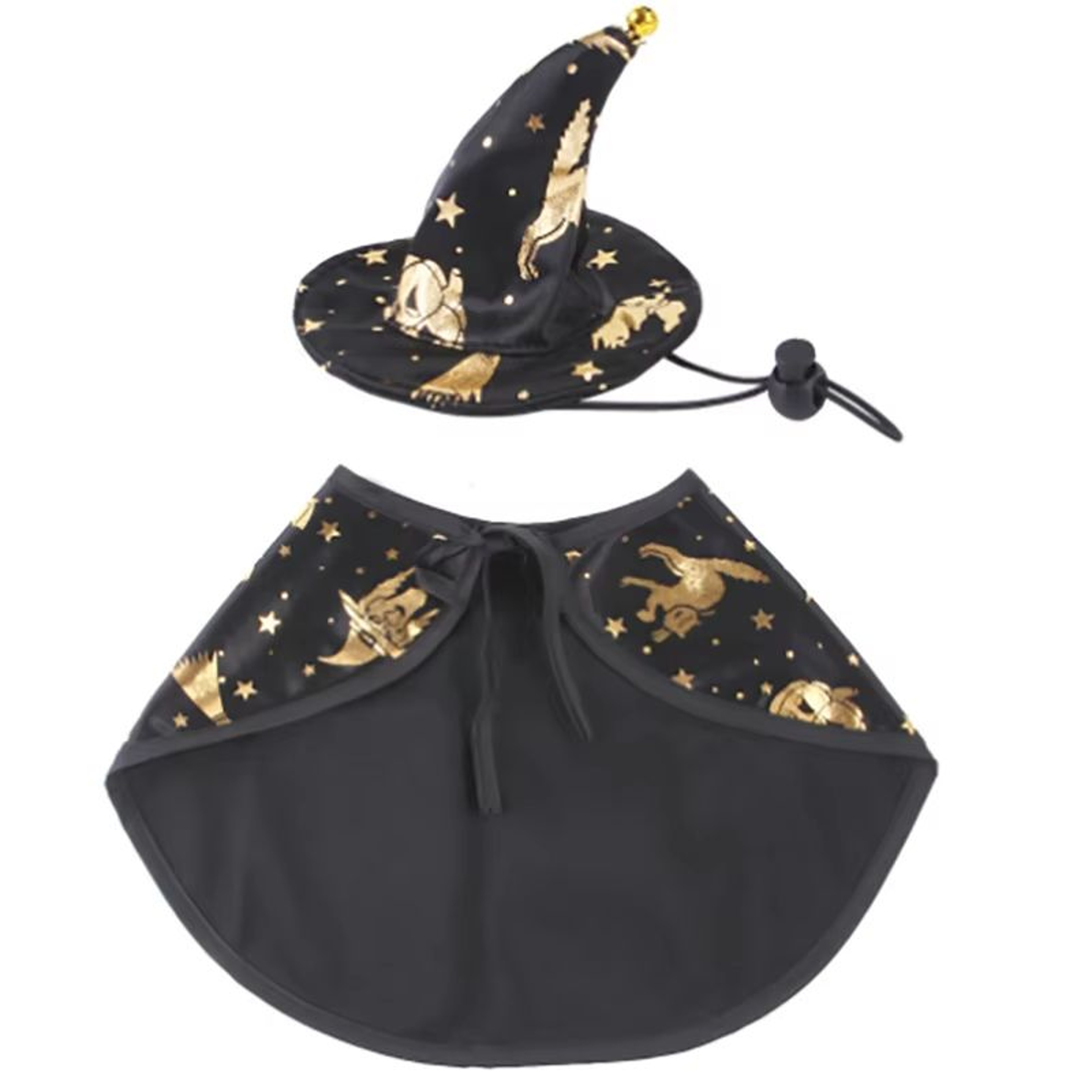 Pet Halloween Costume Cape And Hat For Dogs And Cats 2