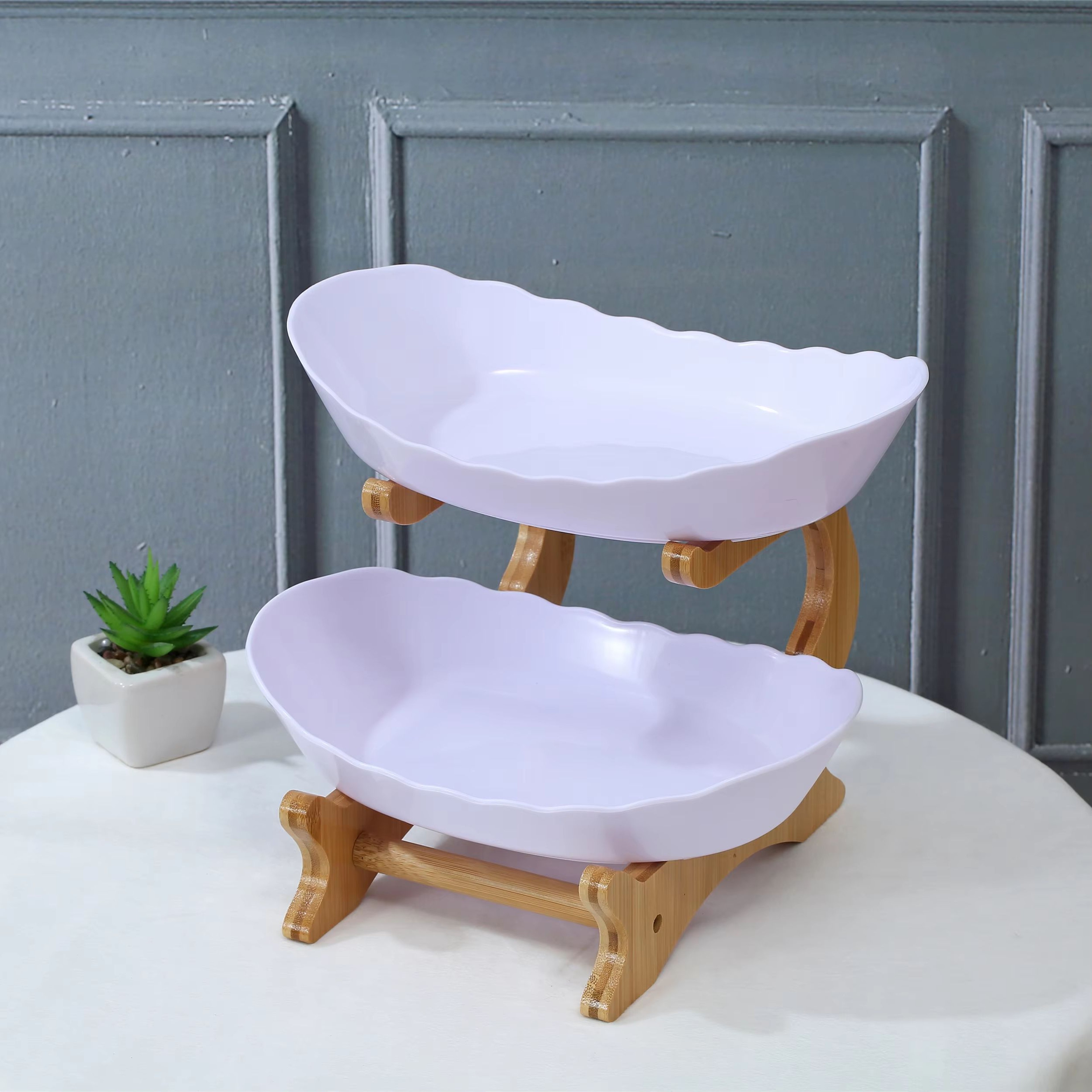 Modern MultiLayer Fruit And Snack Serving Plate For Home 6