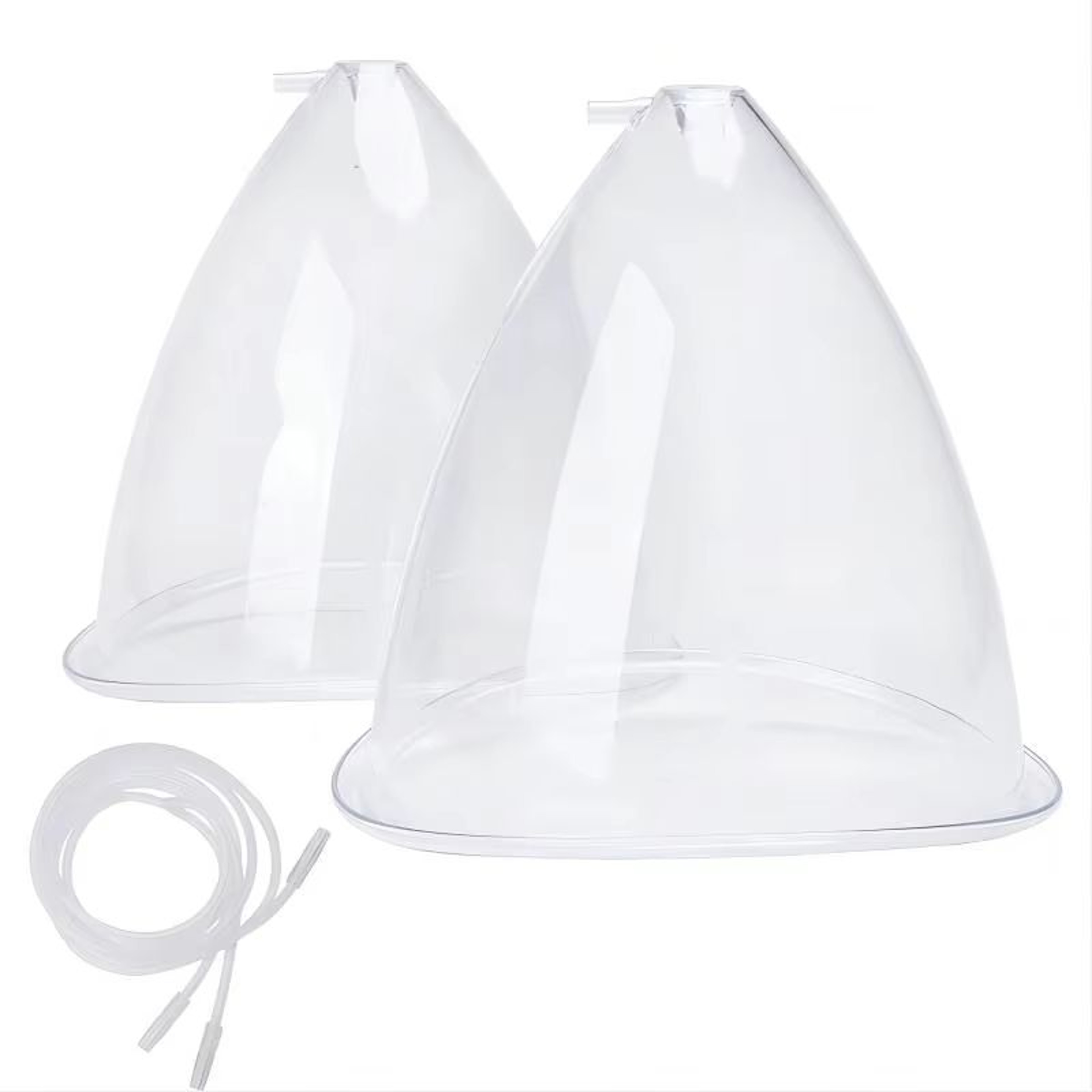 Breast  Hip Enhancement Vacuum Pump Set With 2 Cups And Hose For Lifting And Contouring 0