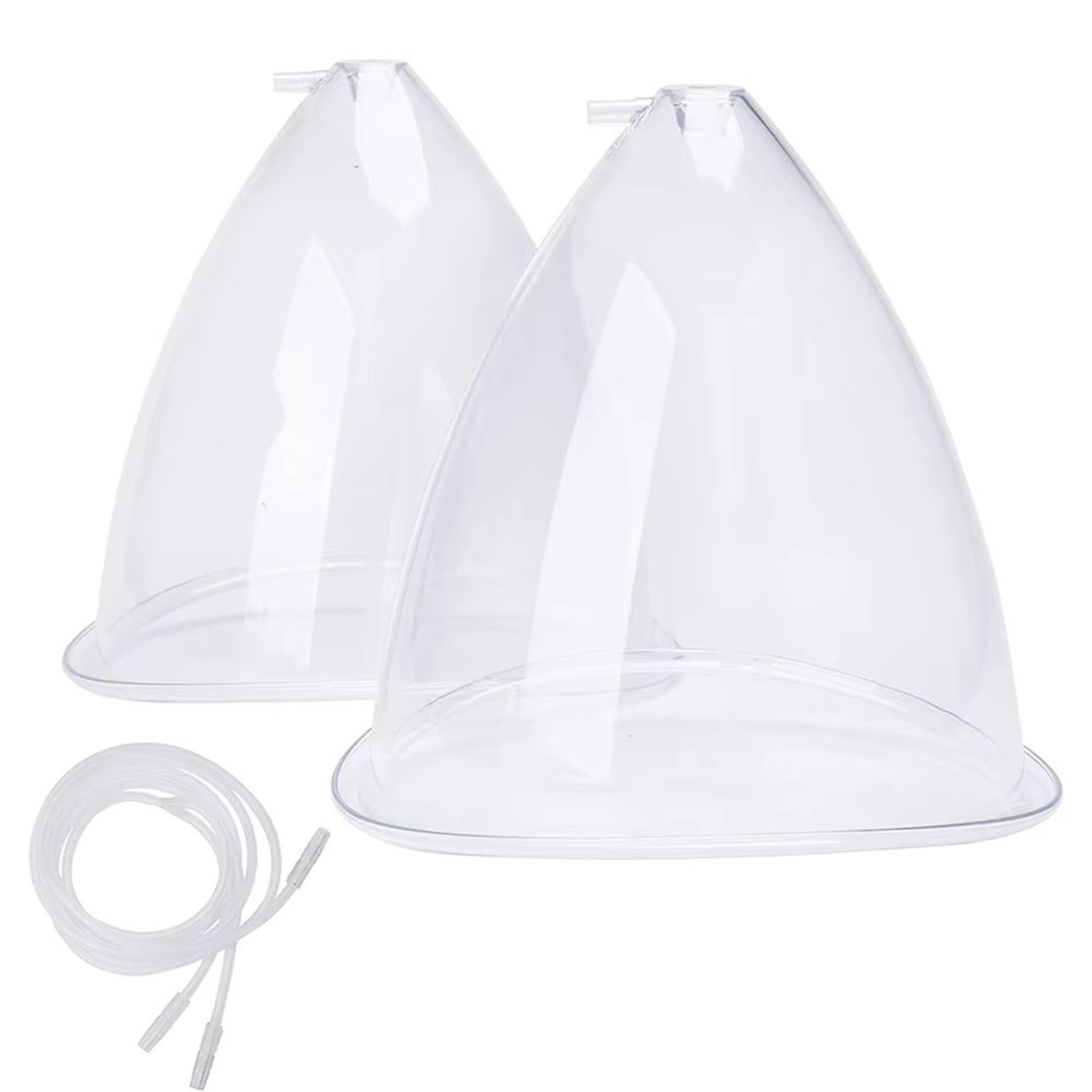 Breast  Hip Enhancement Vacuum Pump Set With 2 Cups And Hose For Lifting And Contouring 9