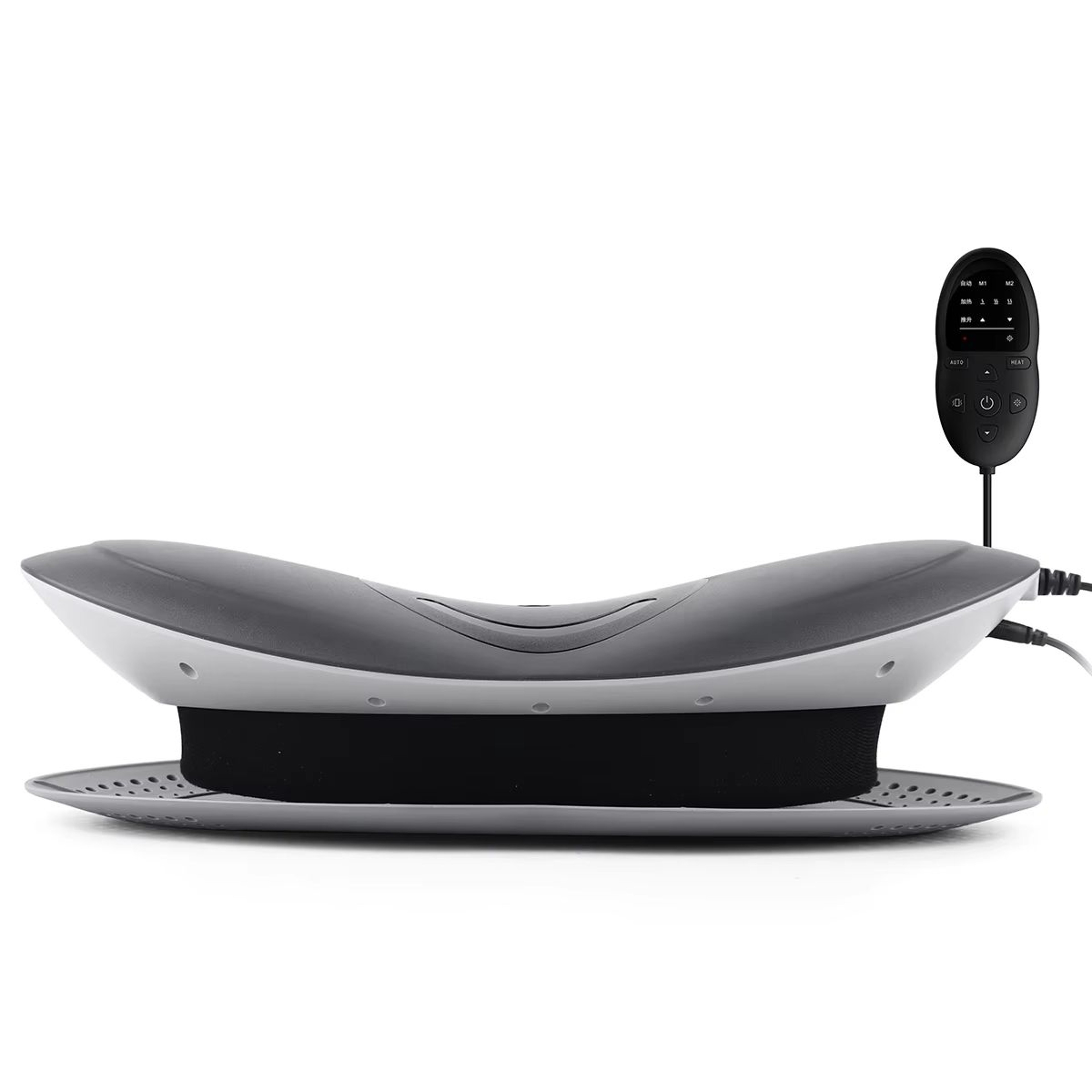 Electric Lumbar Traction Massager With Vibration Heat  Spine Support For Back Relaxation 1