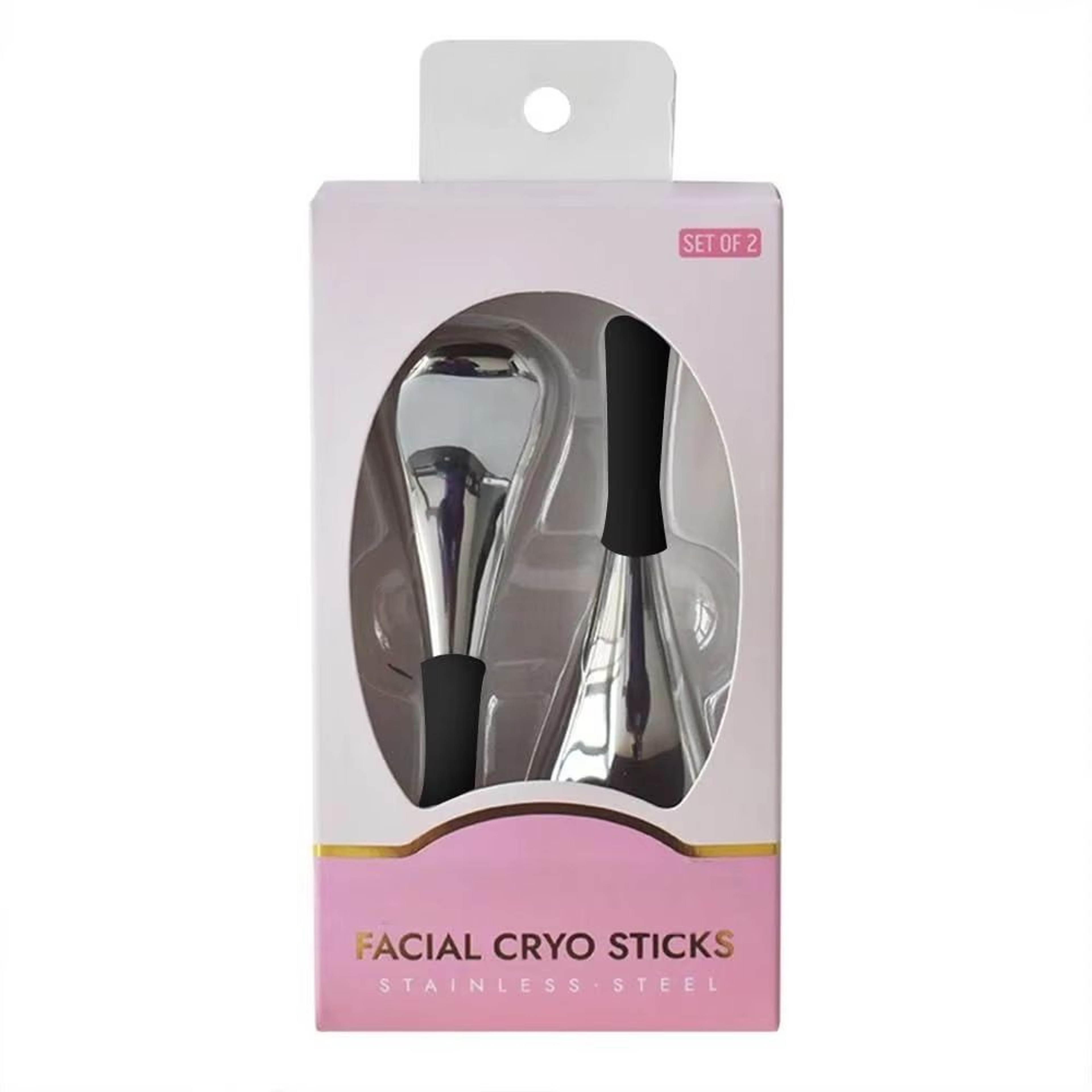 Stainless Steel Ice Globes For Face  Eyes  Cryo Cooling Beauty Rollers For Puffiness Wrinkles  Skin 7