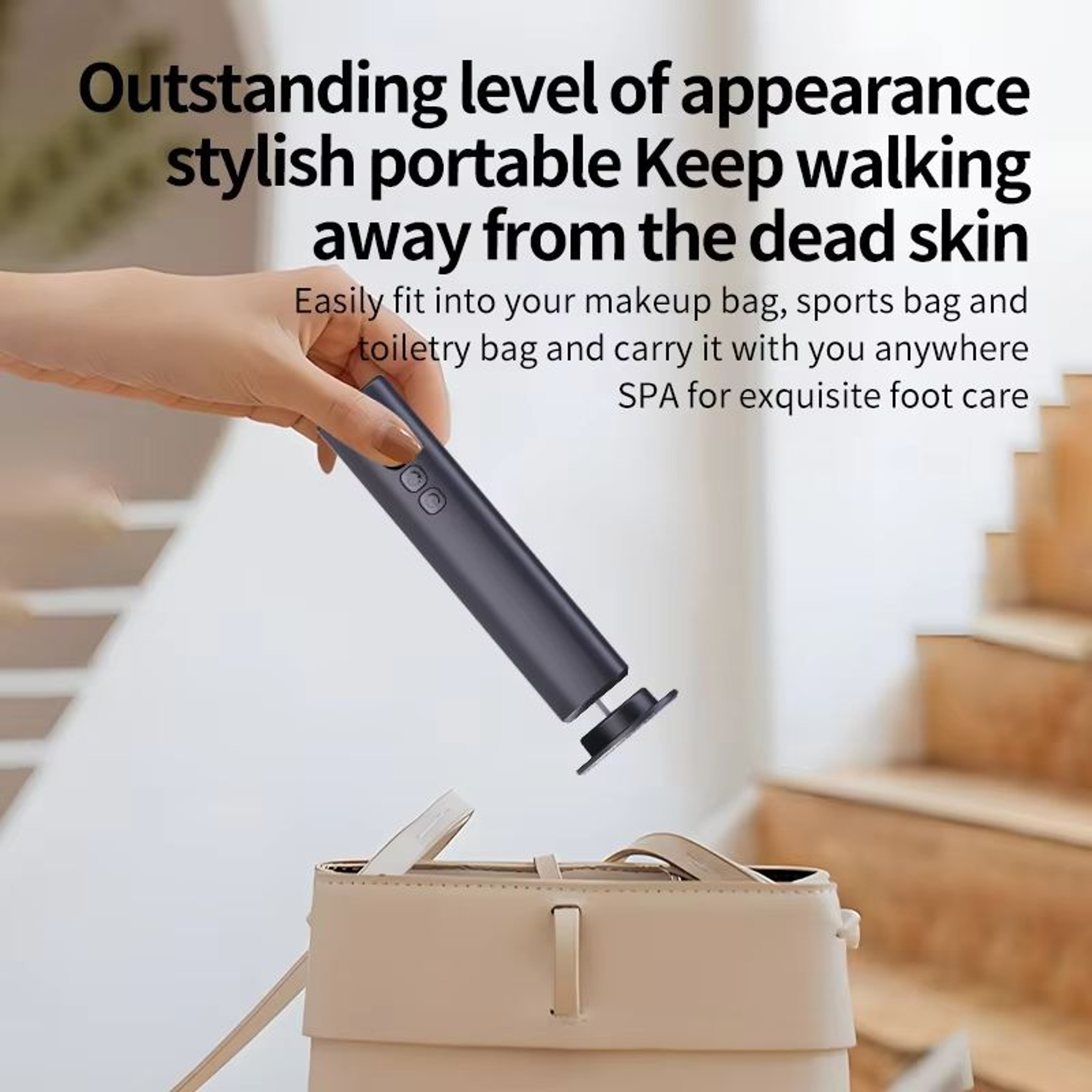Cordless Electric Foot Callus Remover With 6 Speeds And Replaceable Sandpaper Pads For Feet 2