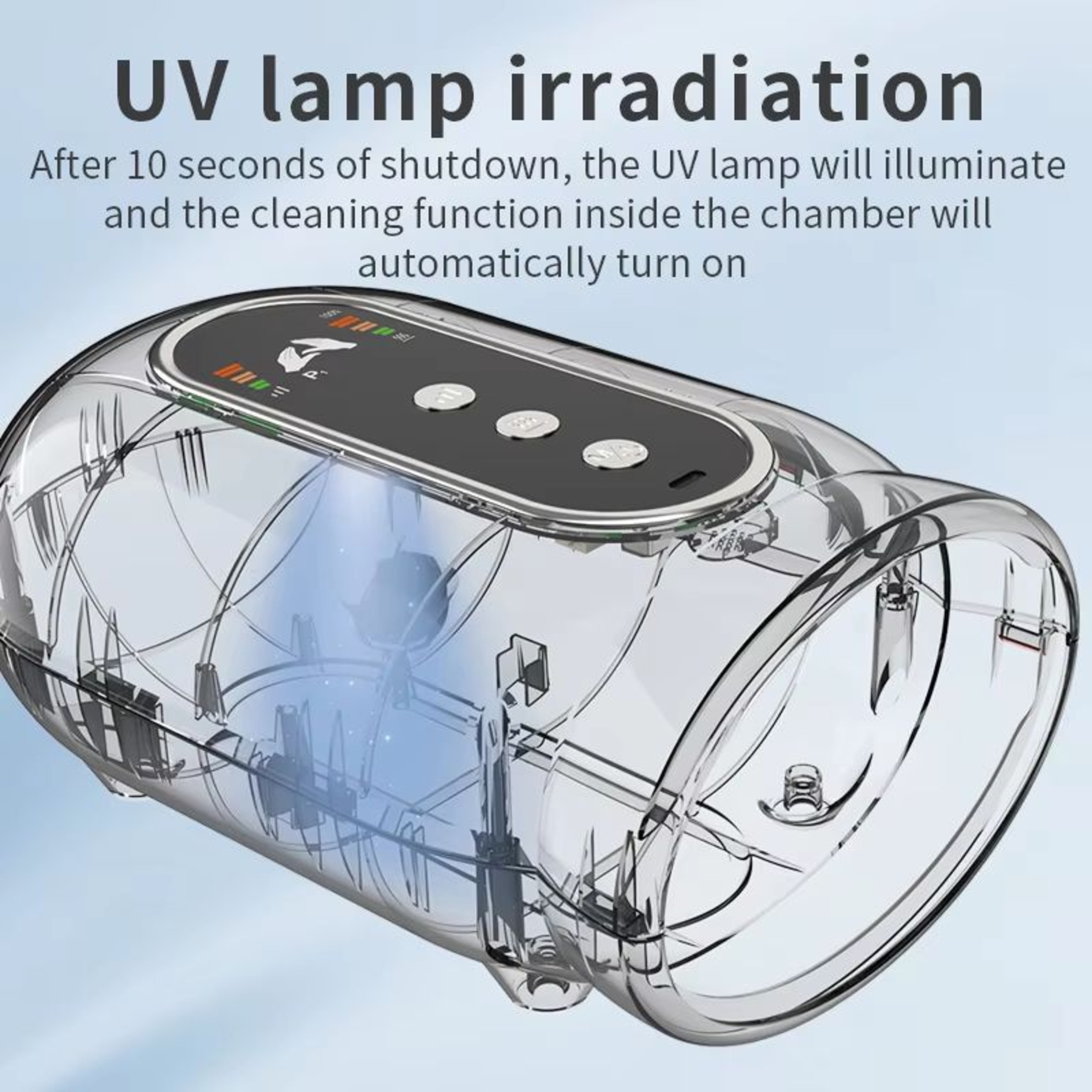 Electric Hand Massager With Airbag Compression And Automatic UV Cleaning For Wrist Palm And Finger  4