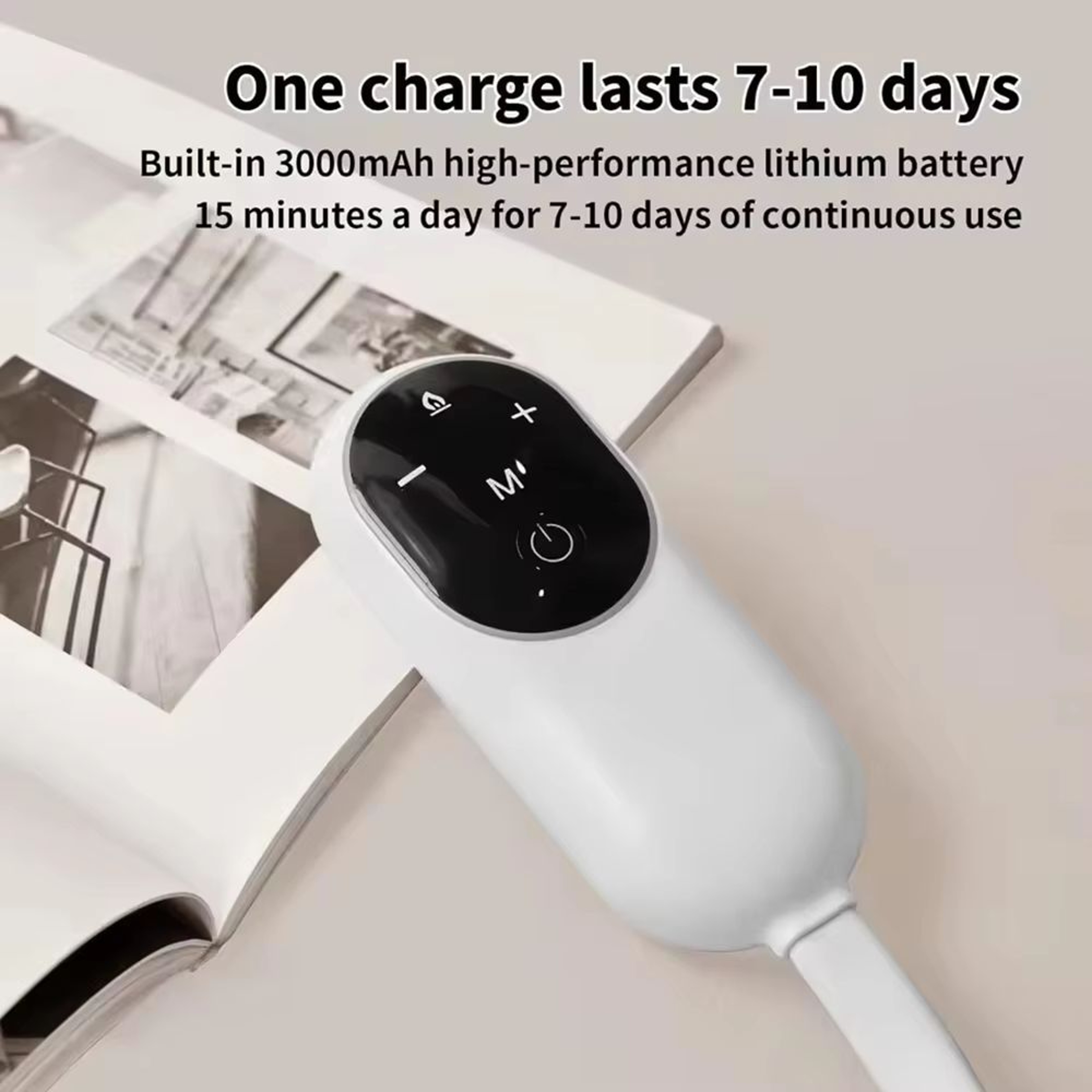 Graphene Heating Head Massager With Air Pressure And Eye Hot Compress For Relaxation And Sleep Supp 5