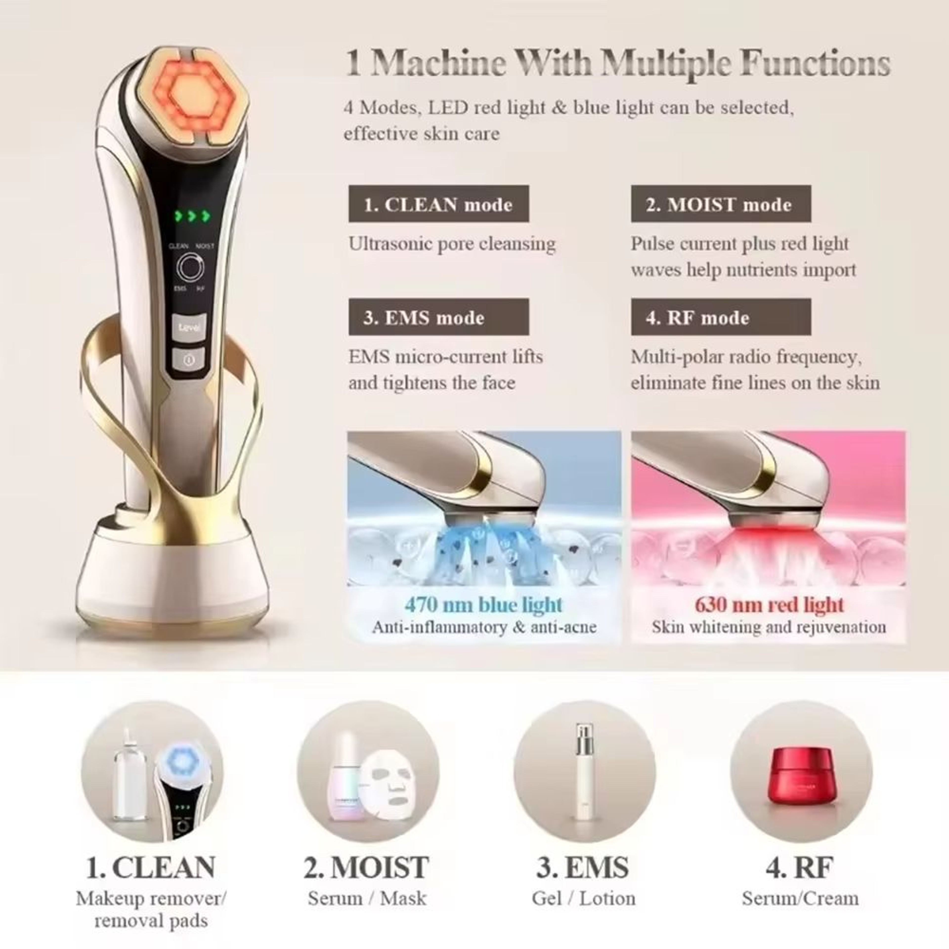 RF  EMS Facial Rejuvenation Pro For Lifting And Firming 3