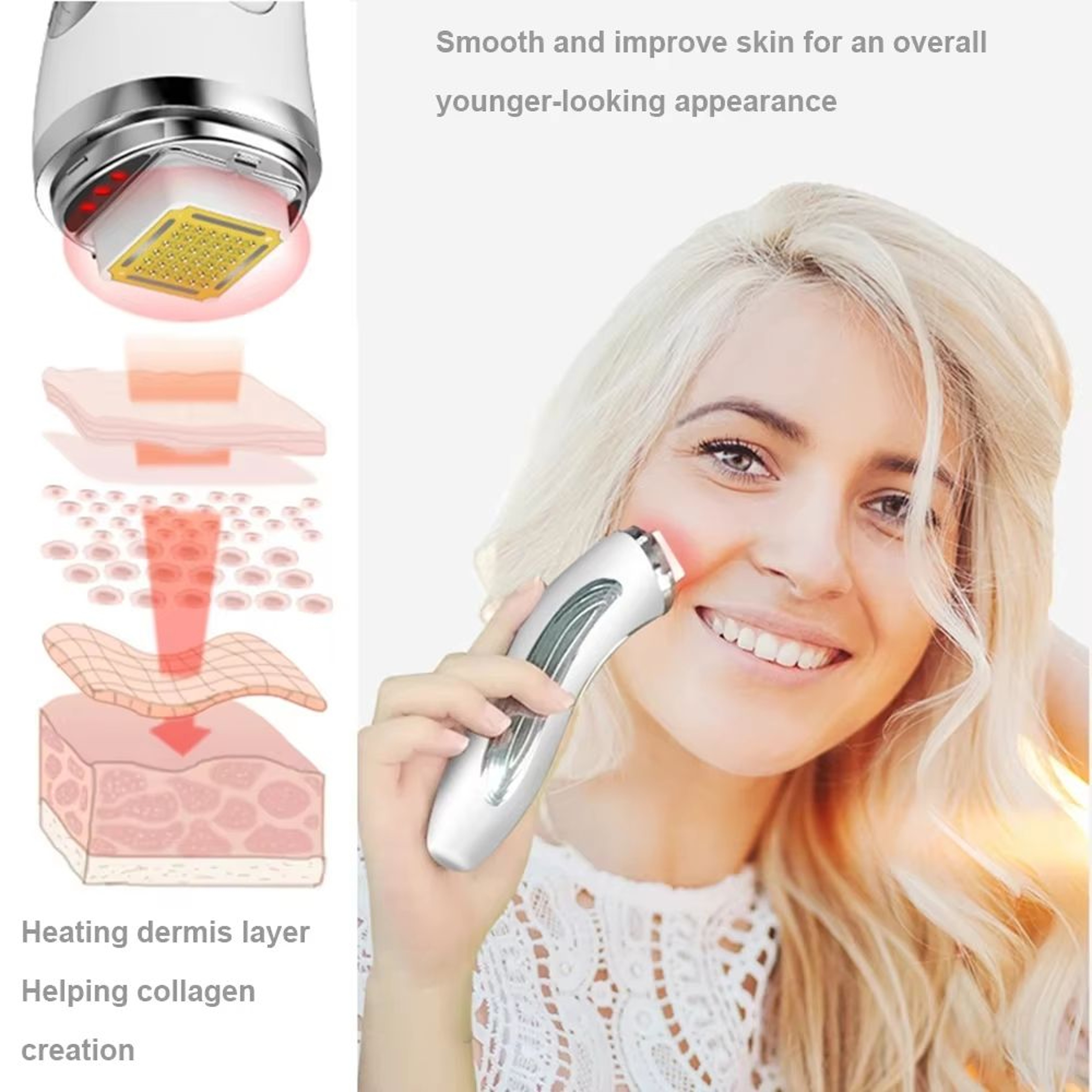 RF Skin Tightening  Face Lifting Beauty Device For AntiAging  Wrinkle Removal 5
