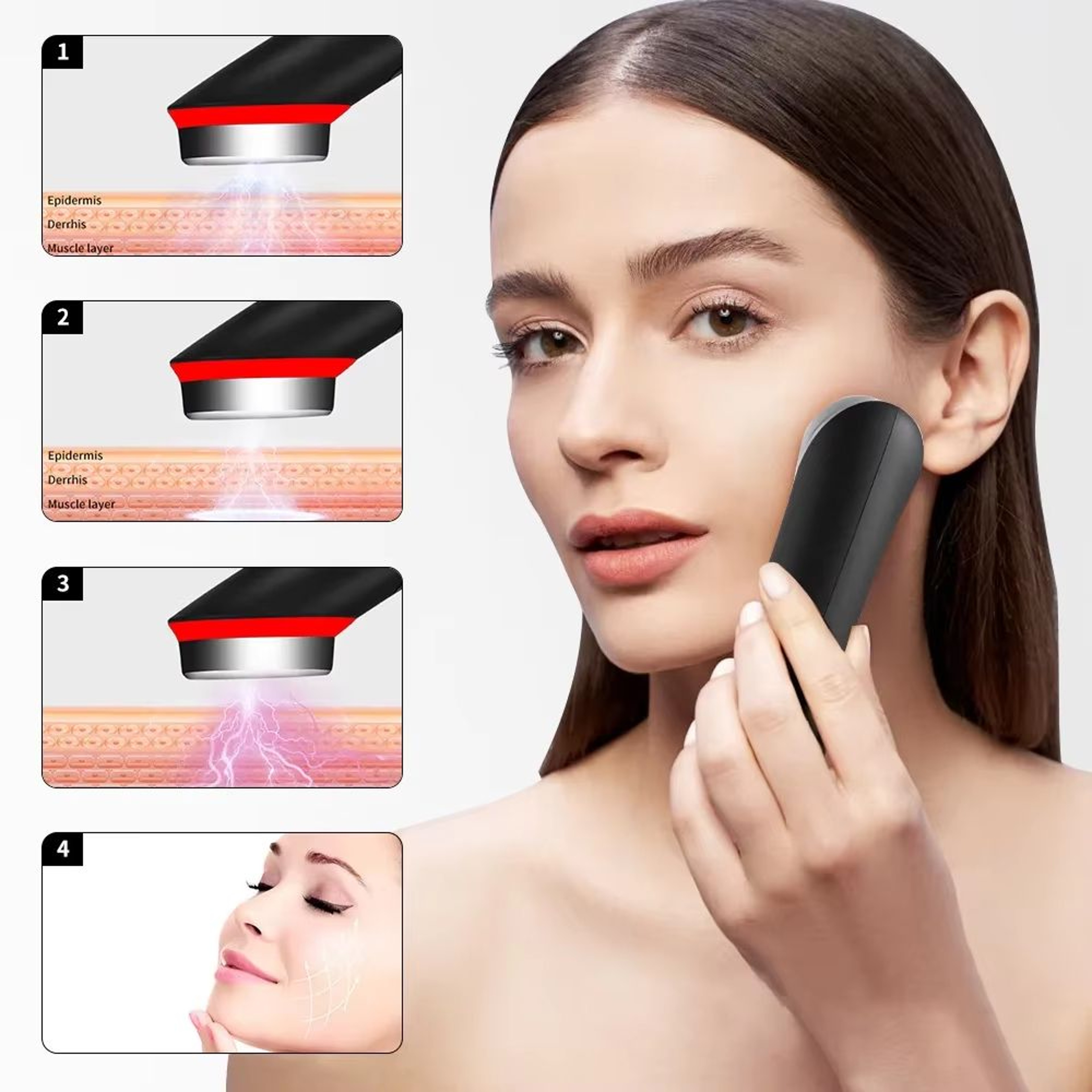 Why Choose Our Booster Pro 7Color LED Facial  Eye Light Therapy Wand 1
