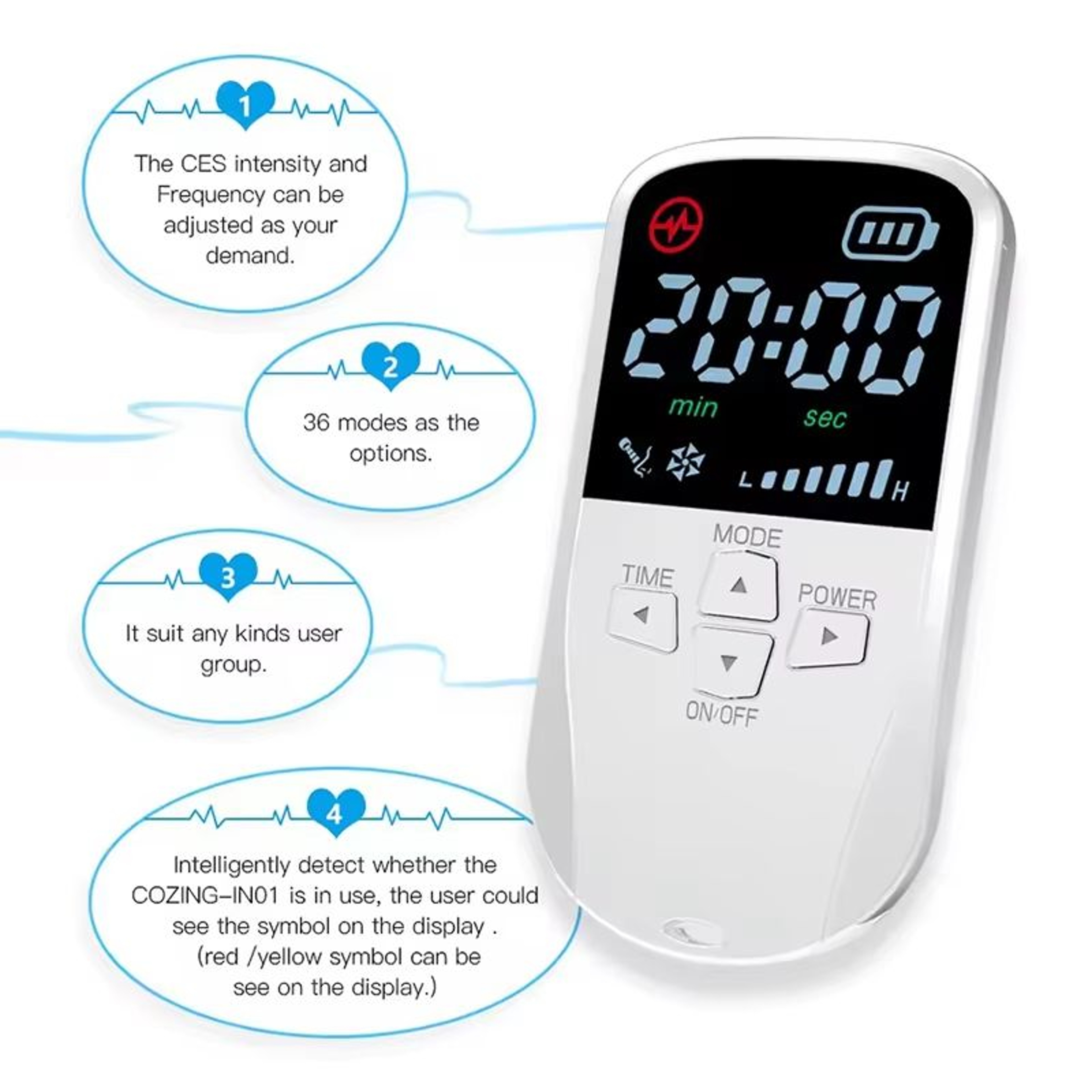 CES Vagus Nerve Stimulation Clip Ear Sleep Aid Device For Relaxation  Restful Sleep 4