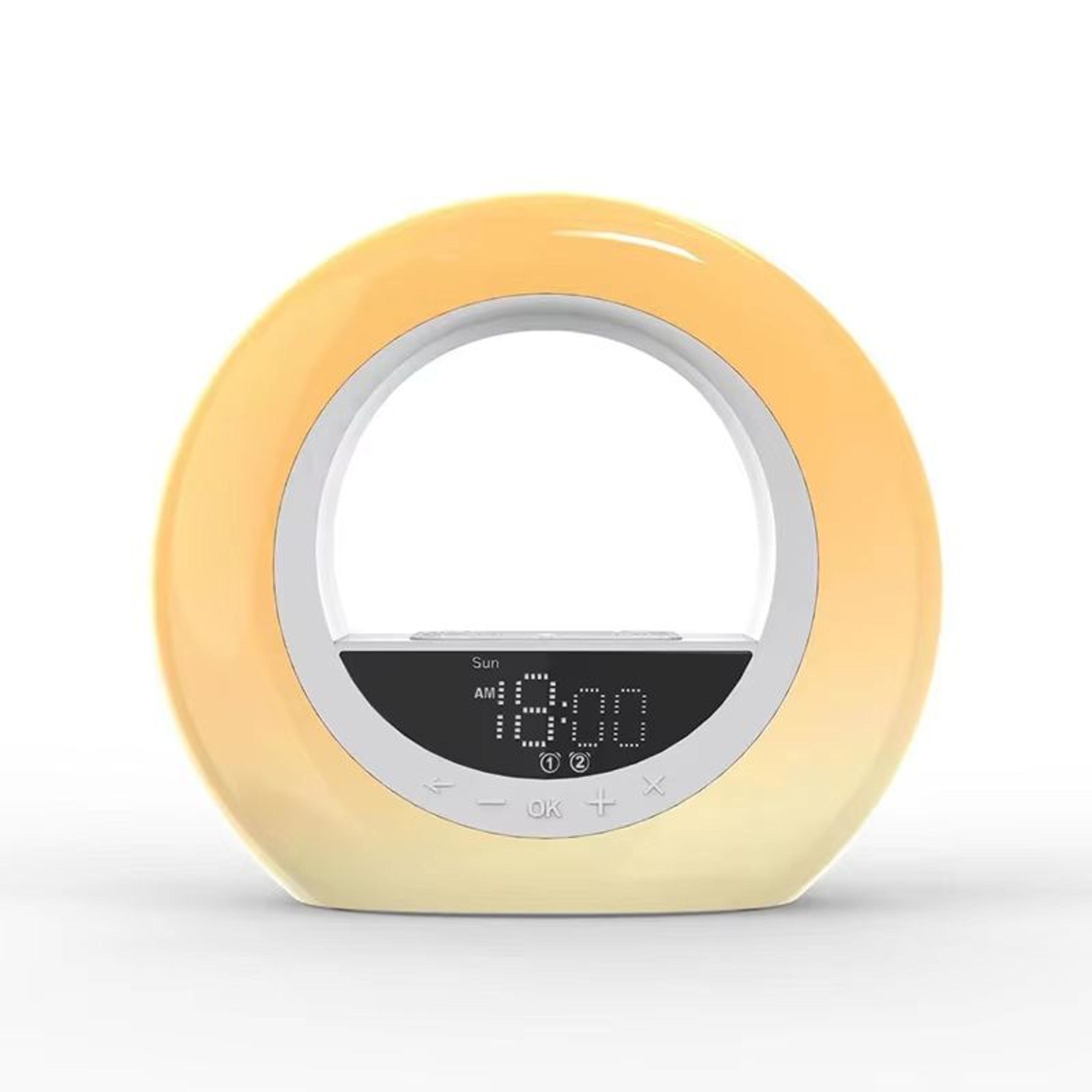 Wake Up Light Alarm Clock With Sunrise Simulation FM Radio Natural Sounds And Night Light 0