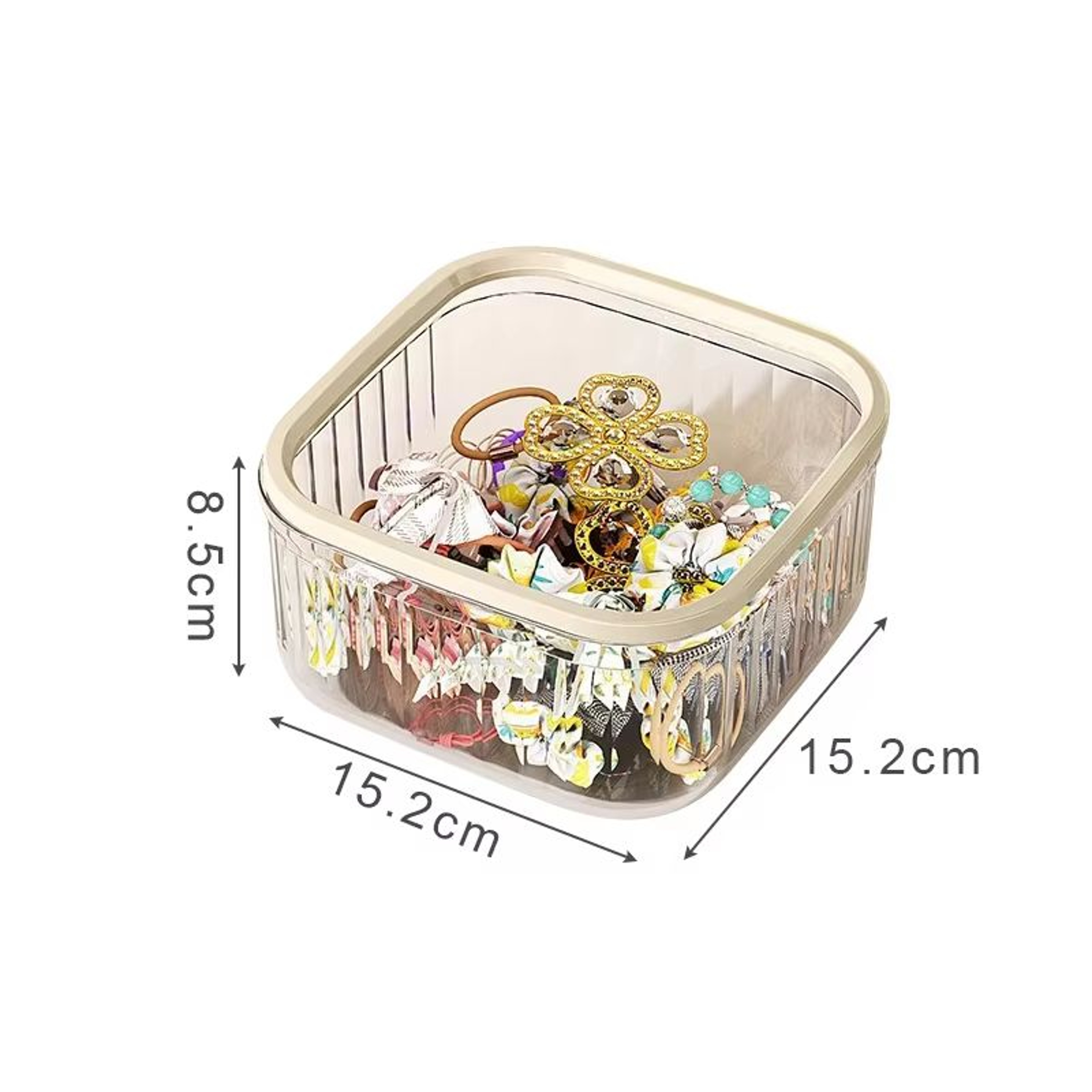 ML Desktop Storage Box With Popup Lid For Hair Accessories Jewelry And More 7