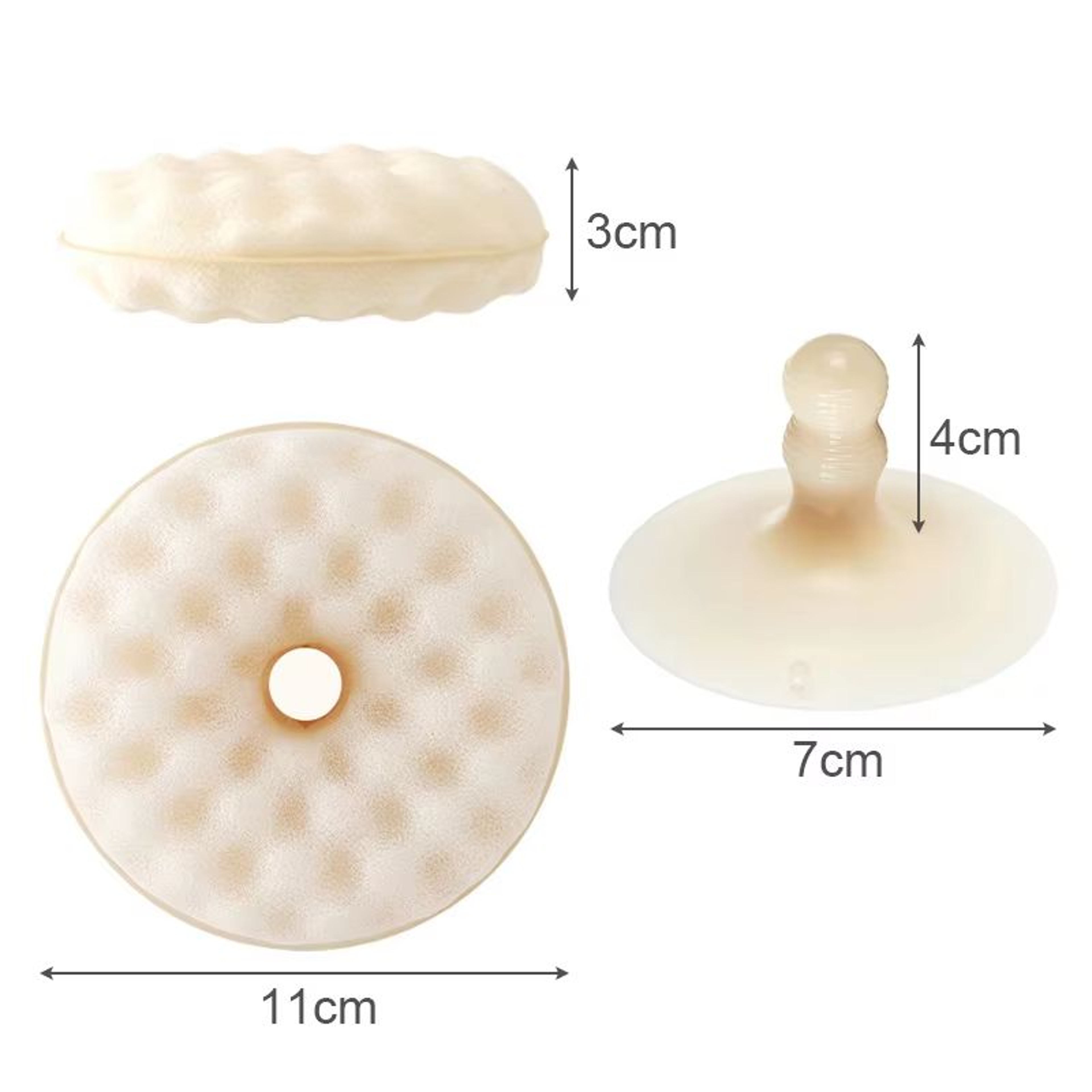 DoubleSided Suction Cup Dishwashing Sponge Brush For Efficient Kitchen Cleaning 5