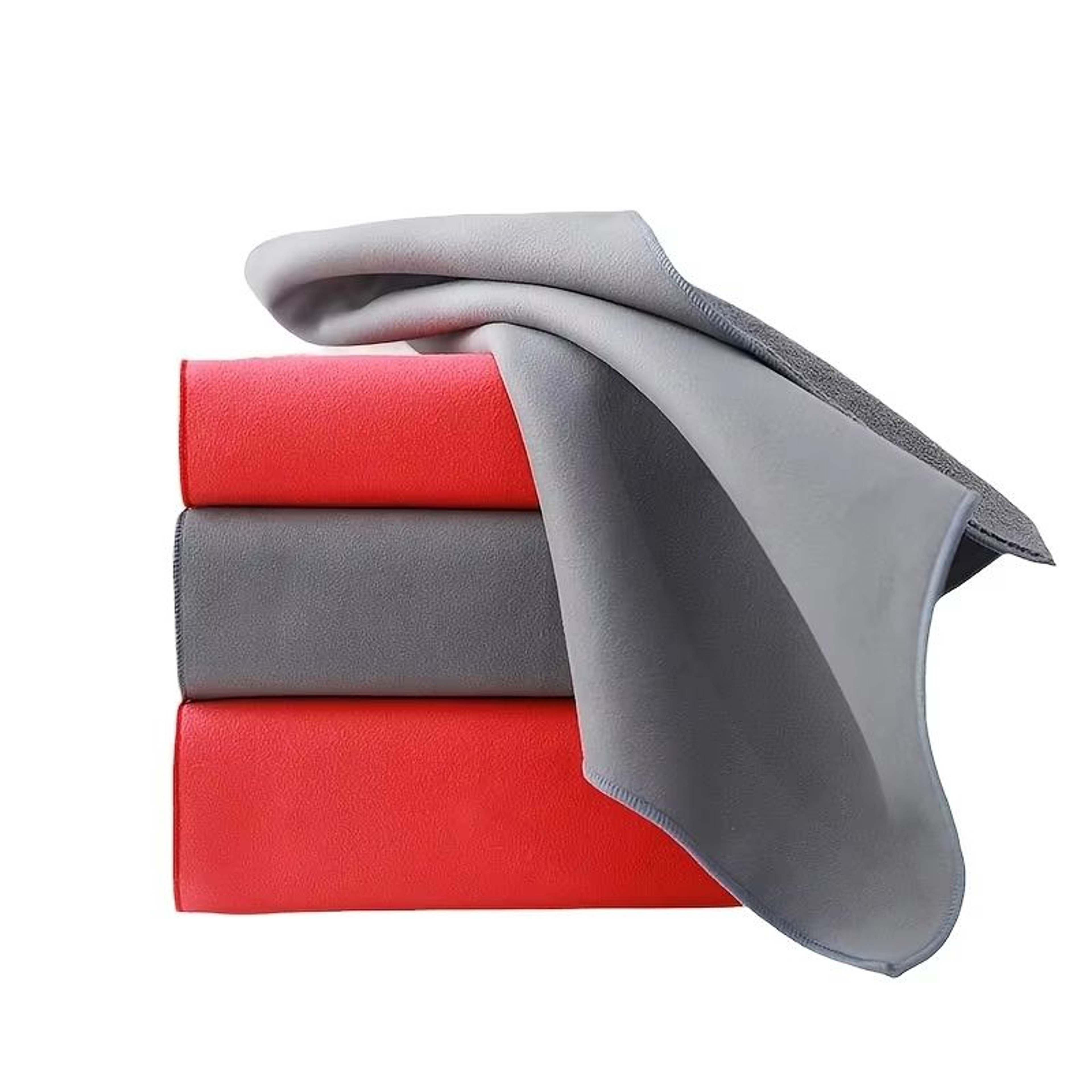 2PCS Coral Fleece Car Wash Drying Towel DoubleSided Absorbent Double Sided Microfiber Towel For Mir 0