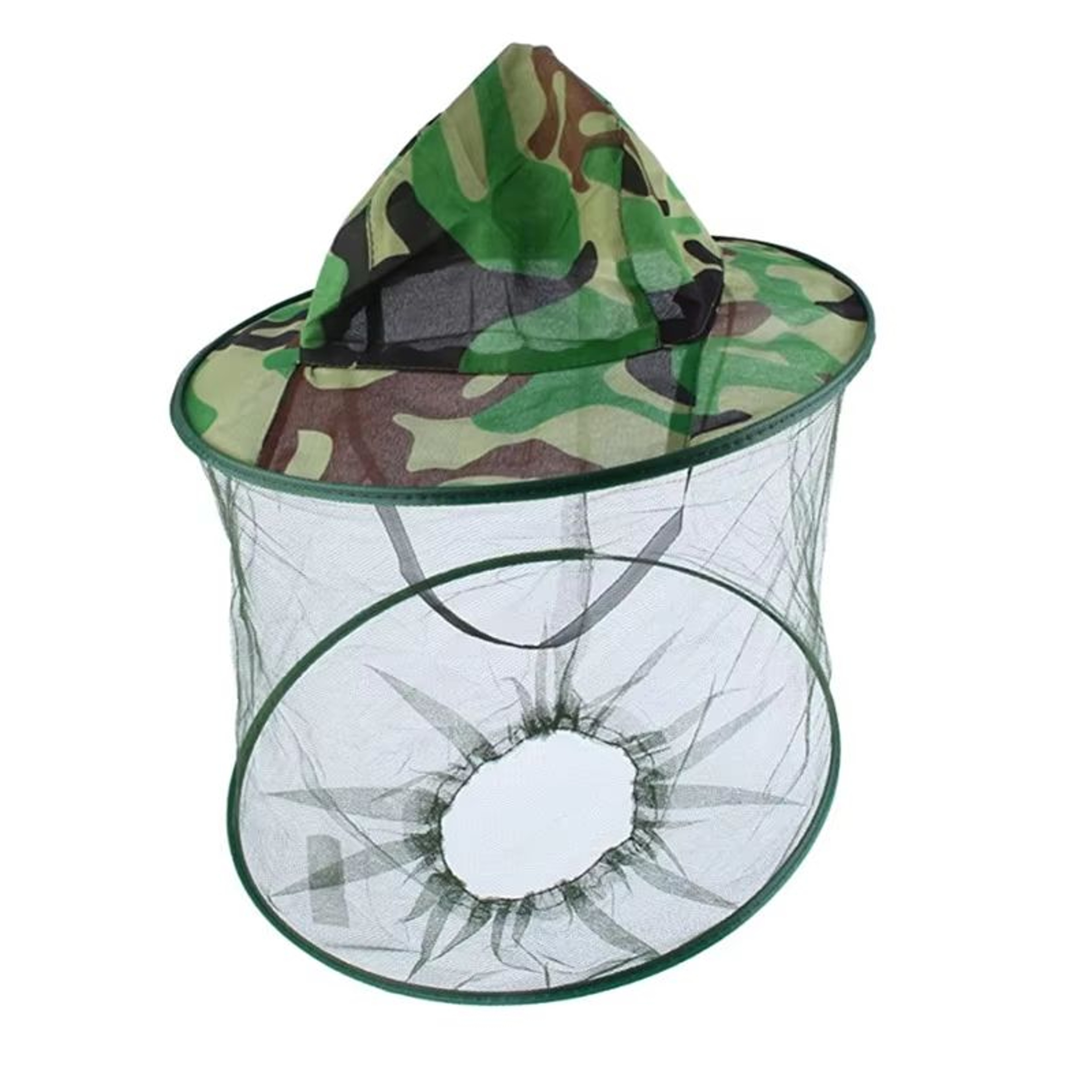 Camouflage Beekeeping Protective Mesh Face Hat Anti Mosquito Outdoor Fishing Face Mask 6