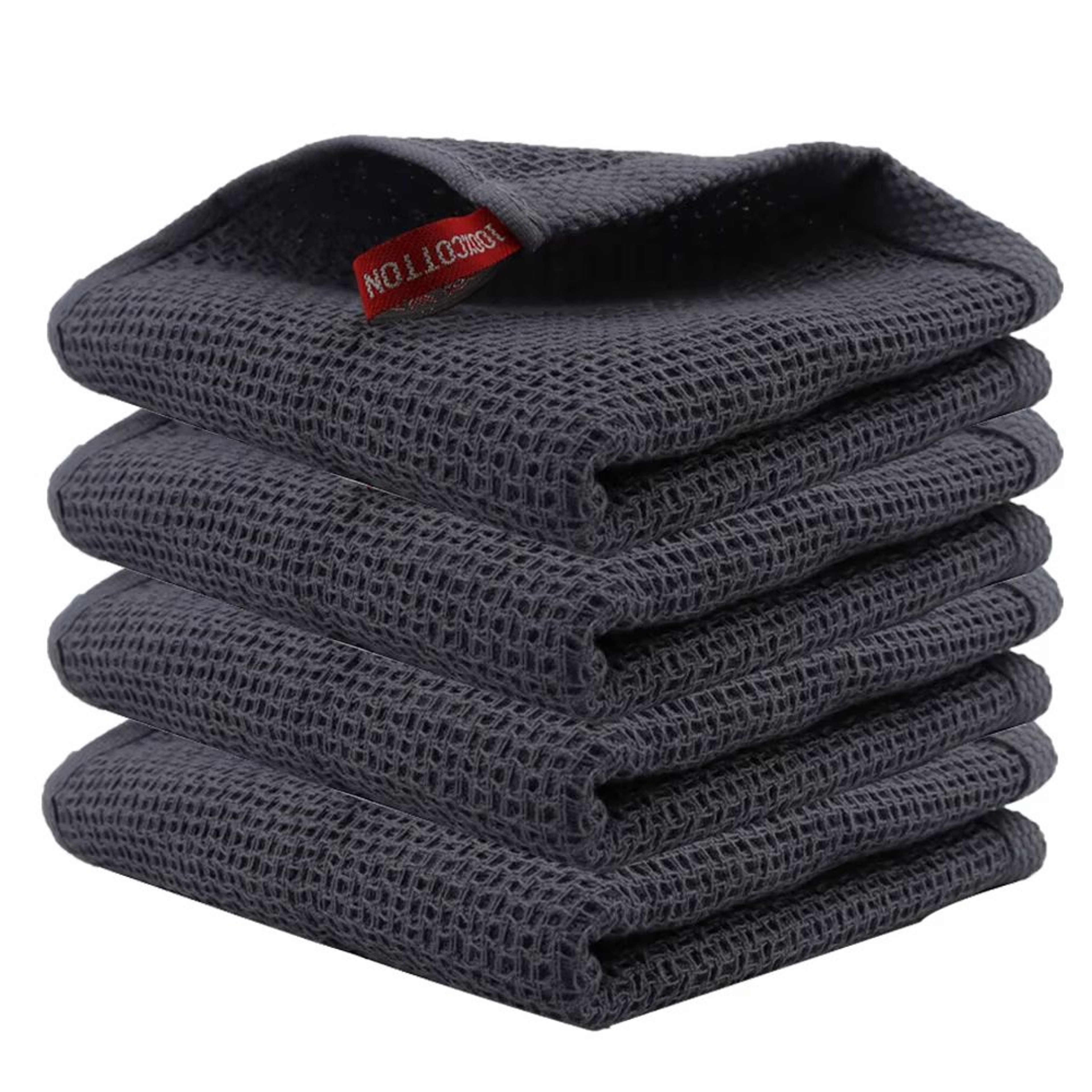 Ultra Soft Cotton Kitchen Towels 4Pack Absorbent Magic Cleaning Cloths 8