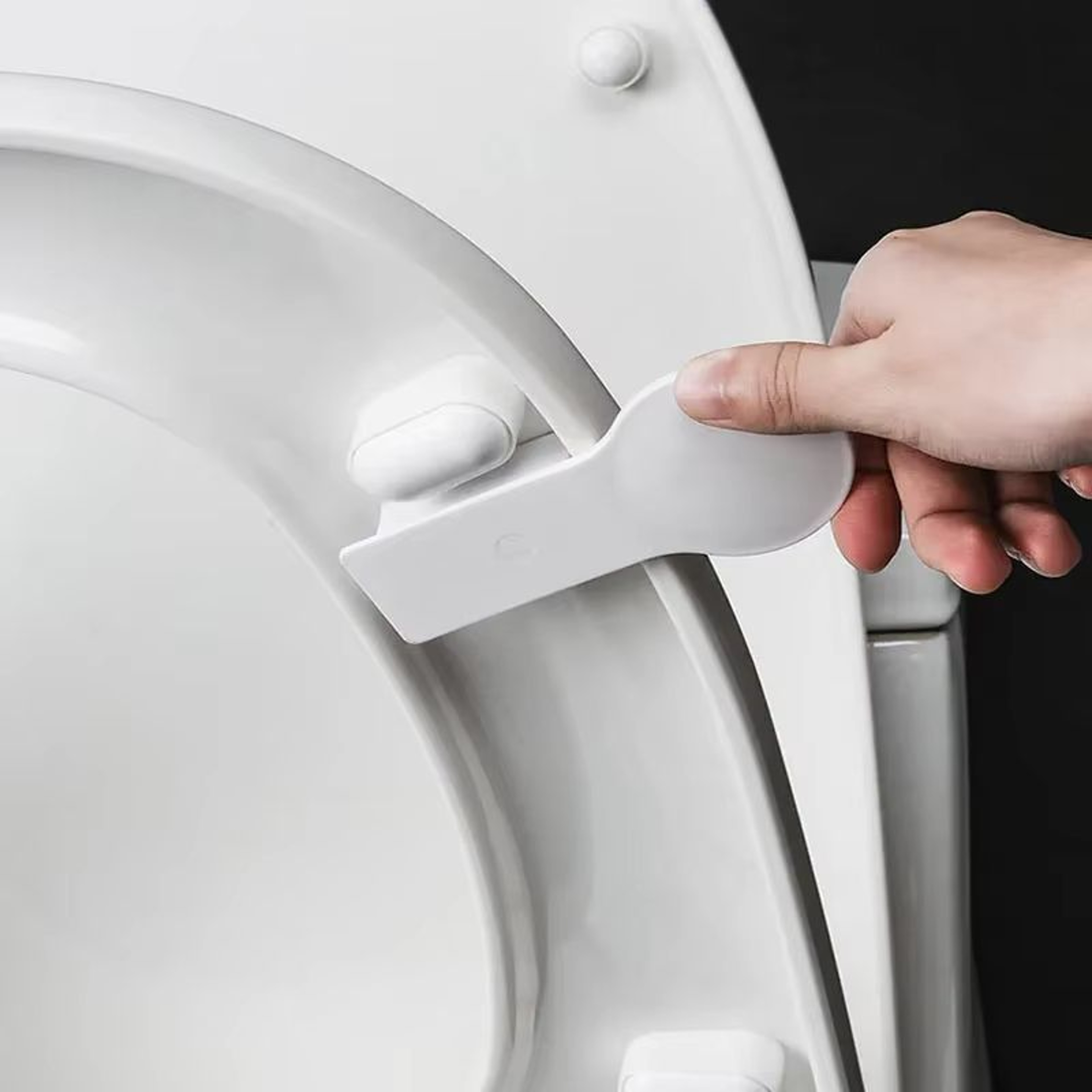 SelfAdhesive Toilet Lid Lifter AntiDirty Bathroom Seat Lid Handle 5