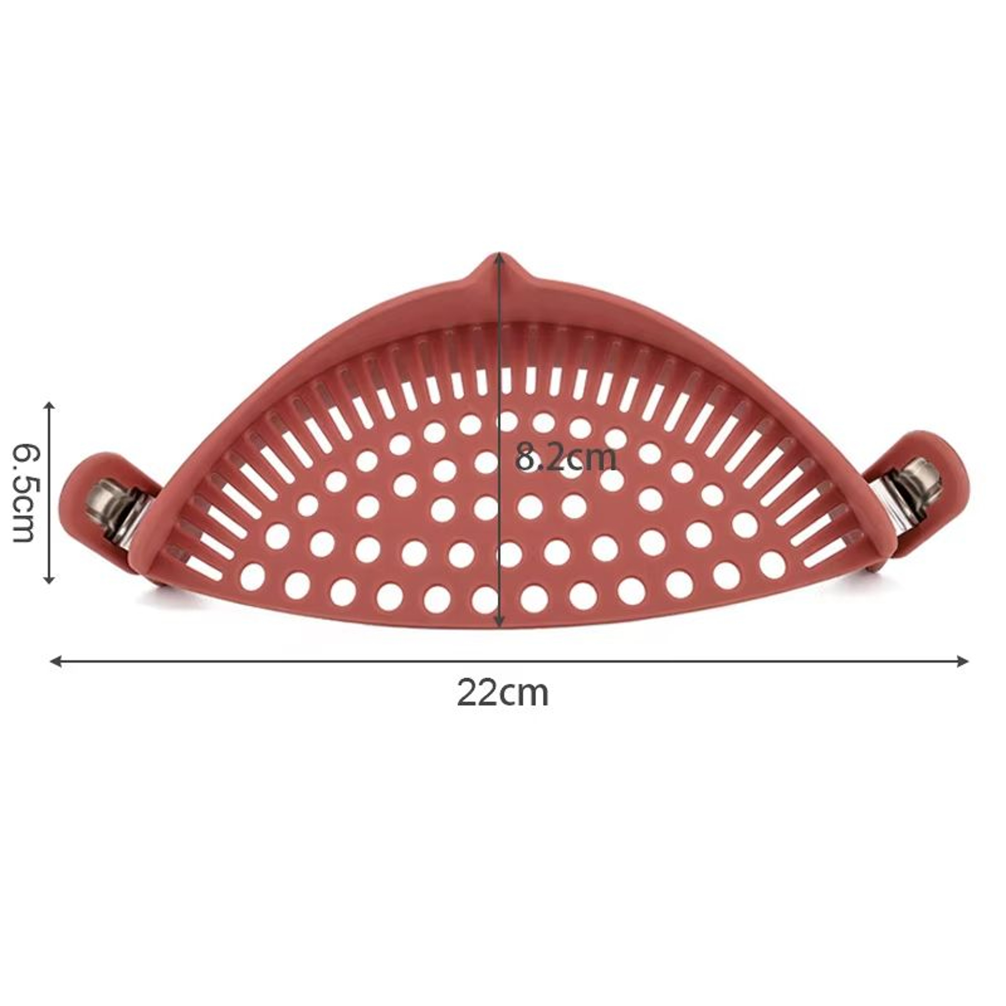 Silicone Pot Side Drainer Vegetable And Noodle PourOver Strainer Kitchen Gadget 5