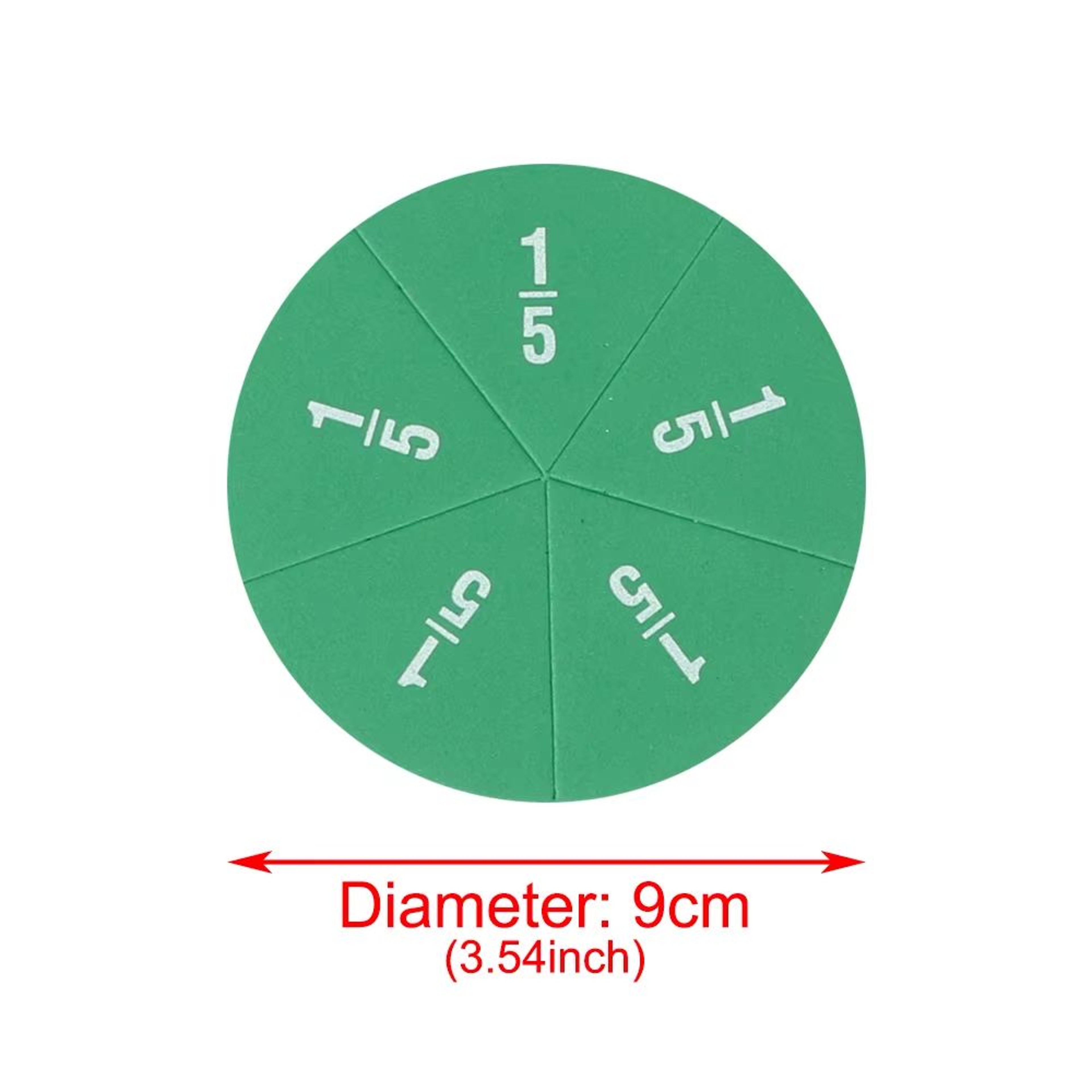 51 Piece EVA Fraction Circles Set Montessori Math Learning Manipulatives For Classroom Teaching 4