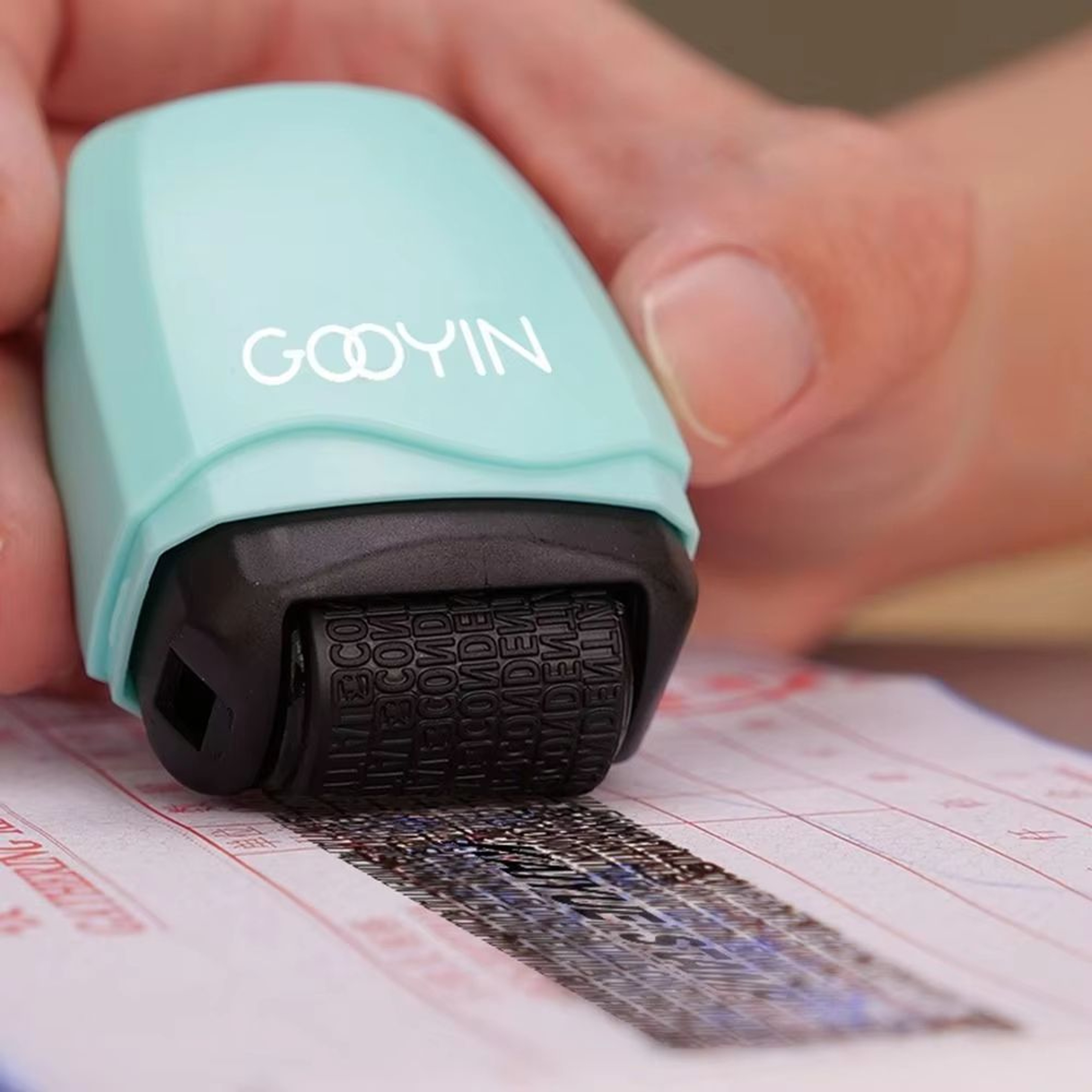 Confidential Stamp Privacy Roller Eraser SelfInking Security Code Eliminator 0