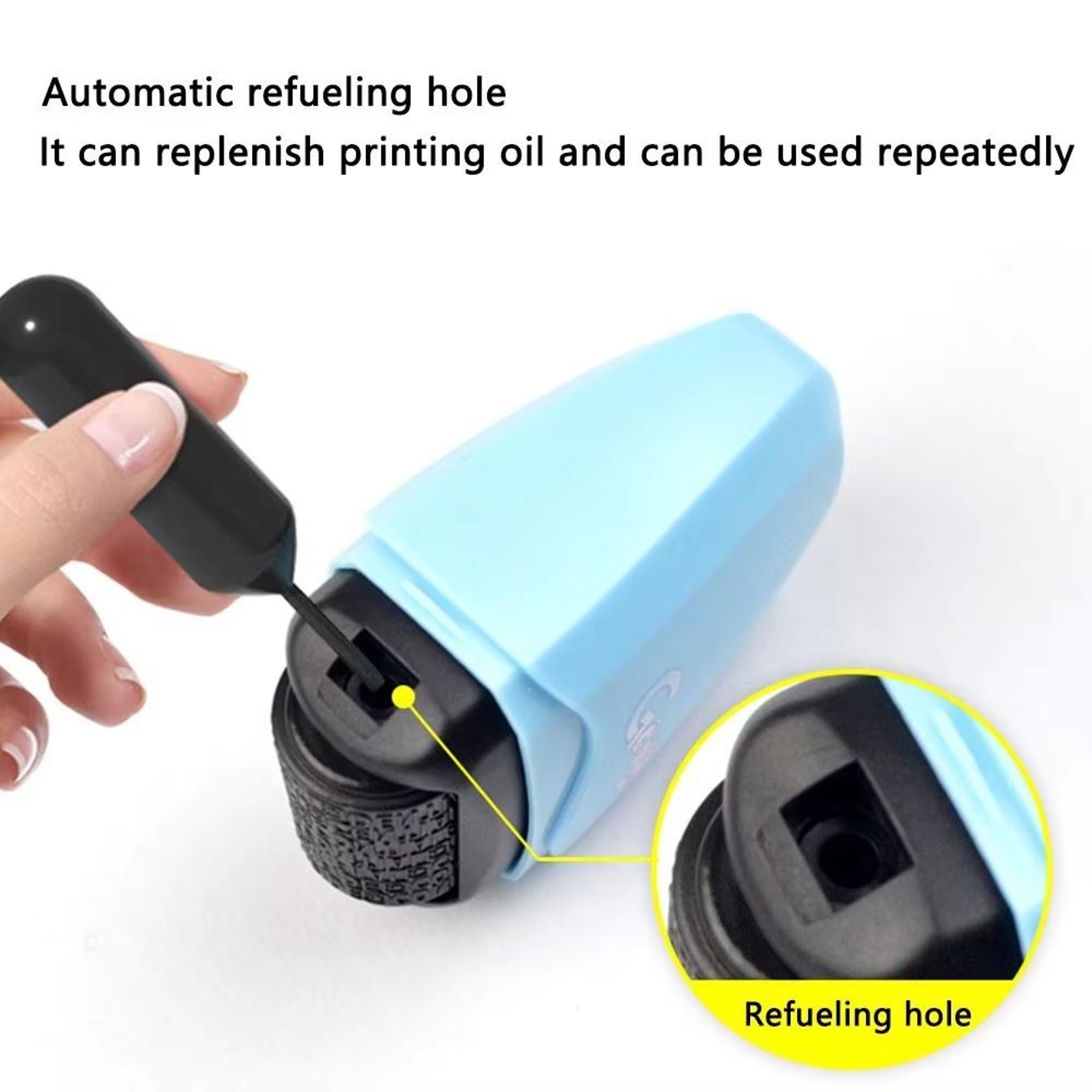 Confidential Stamp Privacy Roller Eraser SelfInking Security Code Eliminator 4