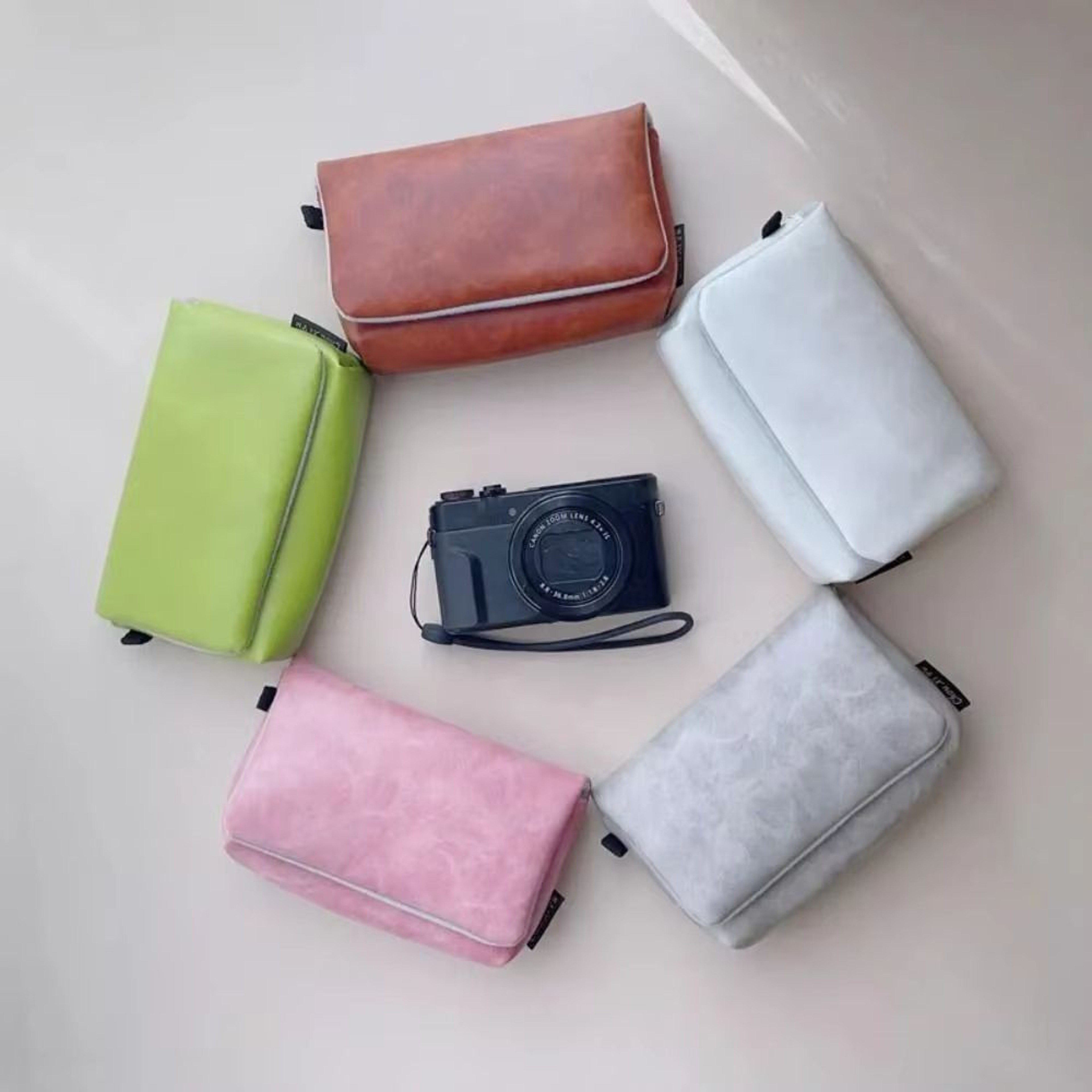 Waterproof Shockproof PU Camera Bag MultiFunction DSLR And Digital Camera Case 3