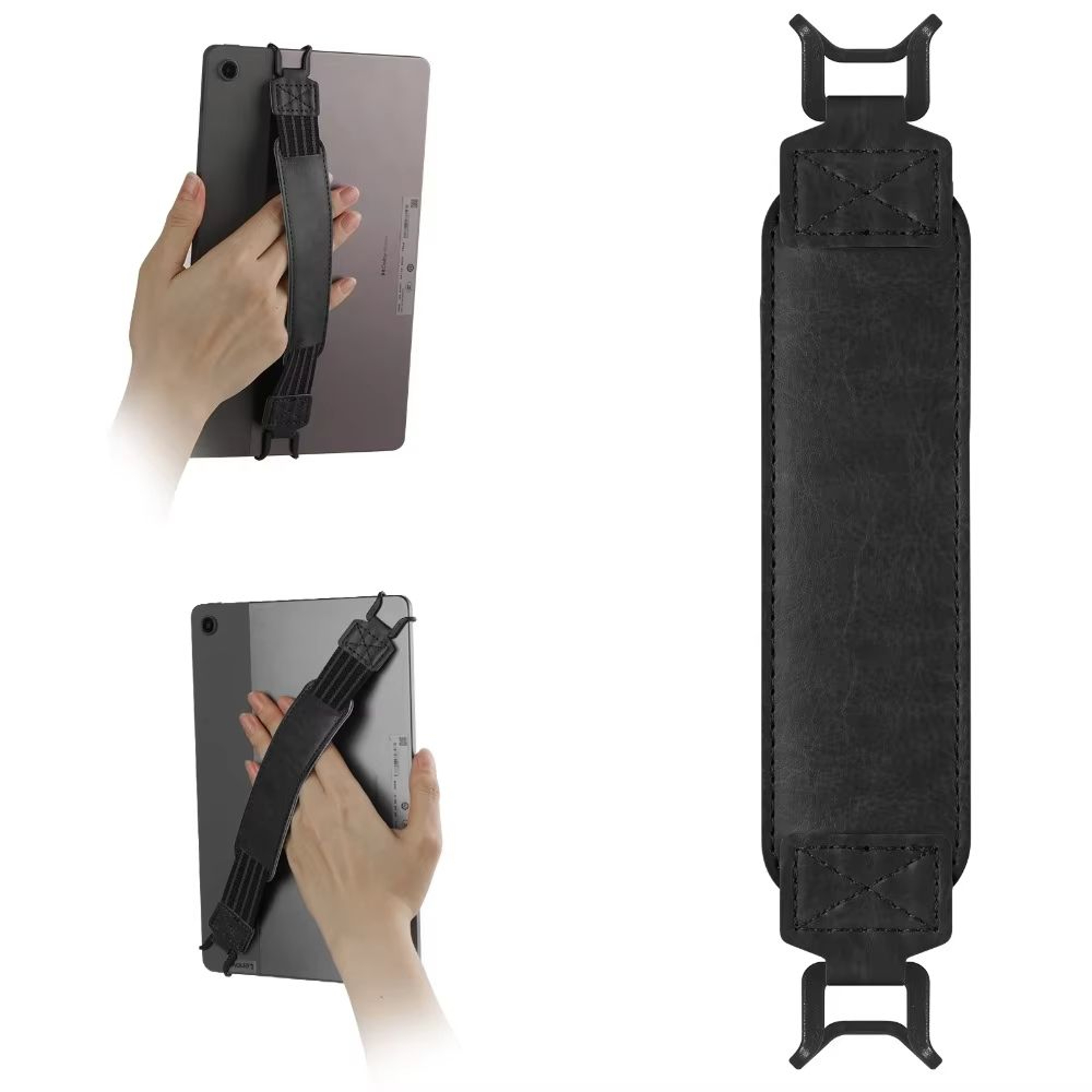 Universal Leather Tablet Hand Strap With AntiSlip Finger Grip Holder 14