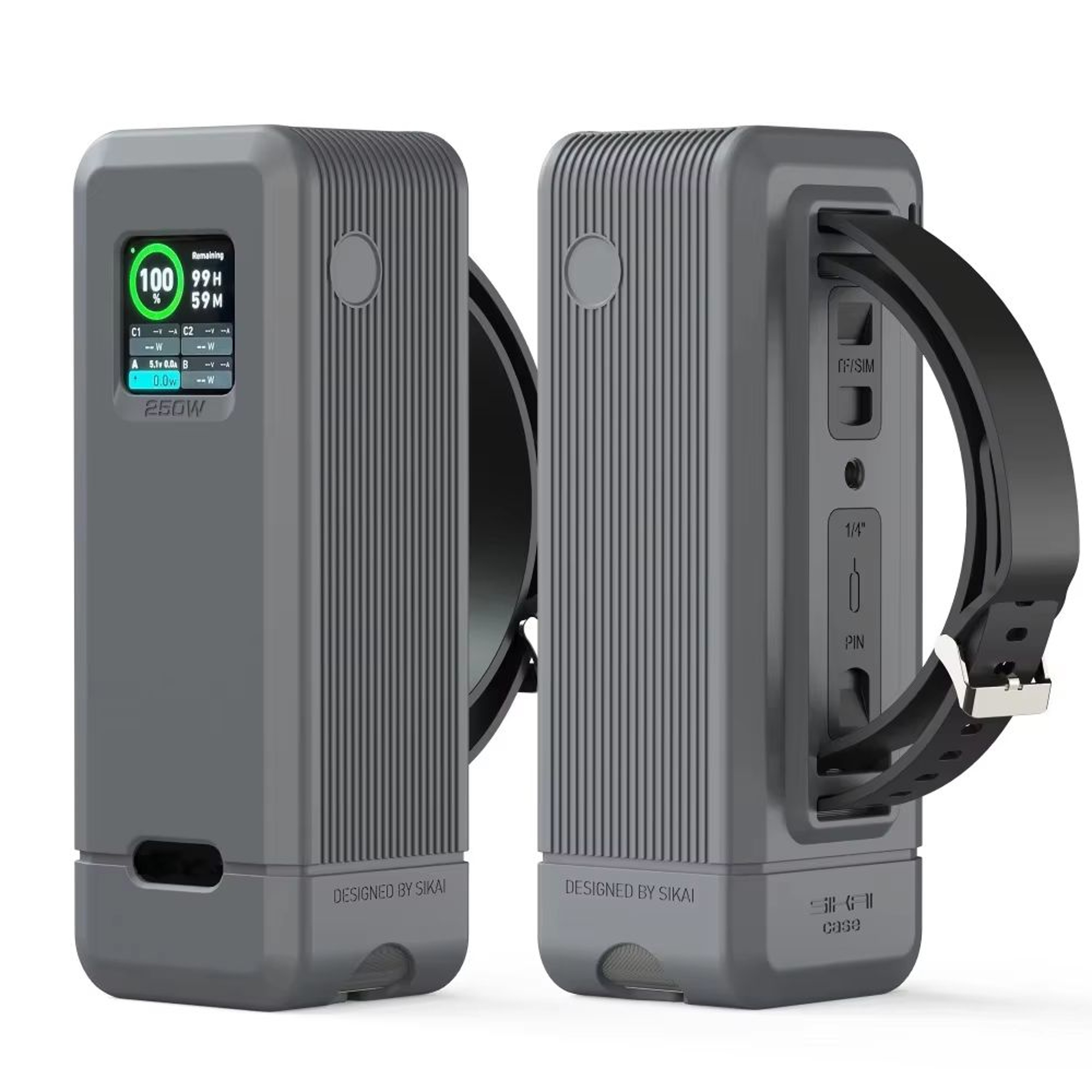 Shockproof Silicone Protective Case With Dustproof AntiDrop Cover For Anker Prime Power Bank 8