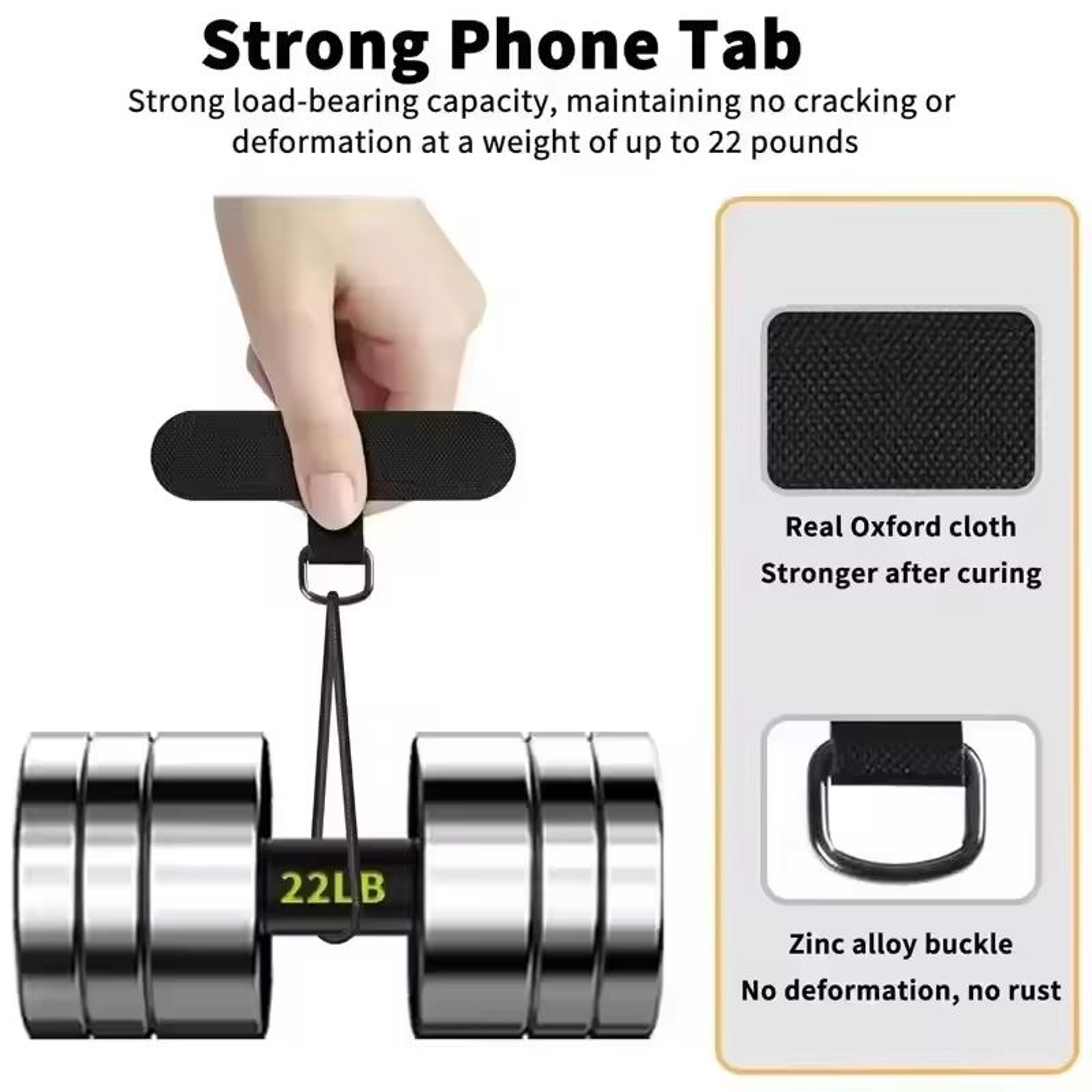 Universal Detachable Nylon Phone Lanyard Strap With AntiLost Gasket And Tether Pad 3