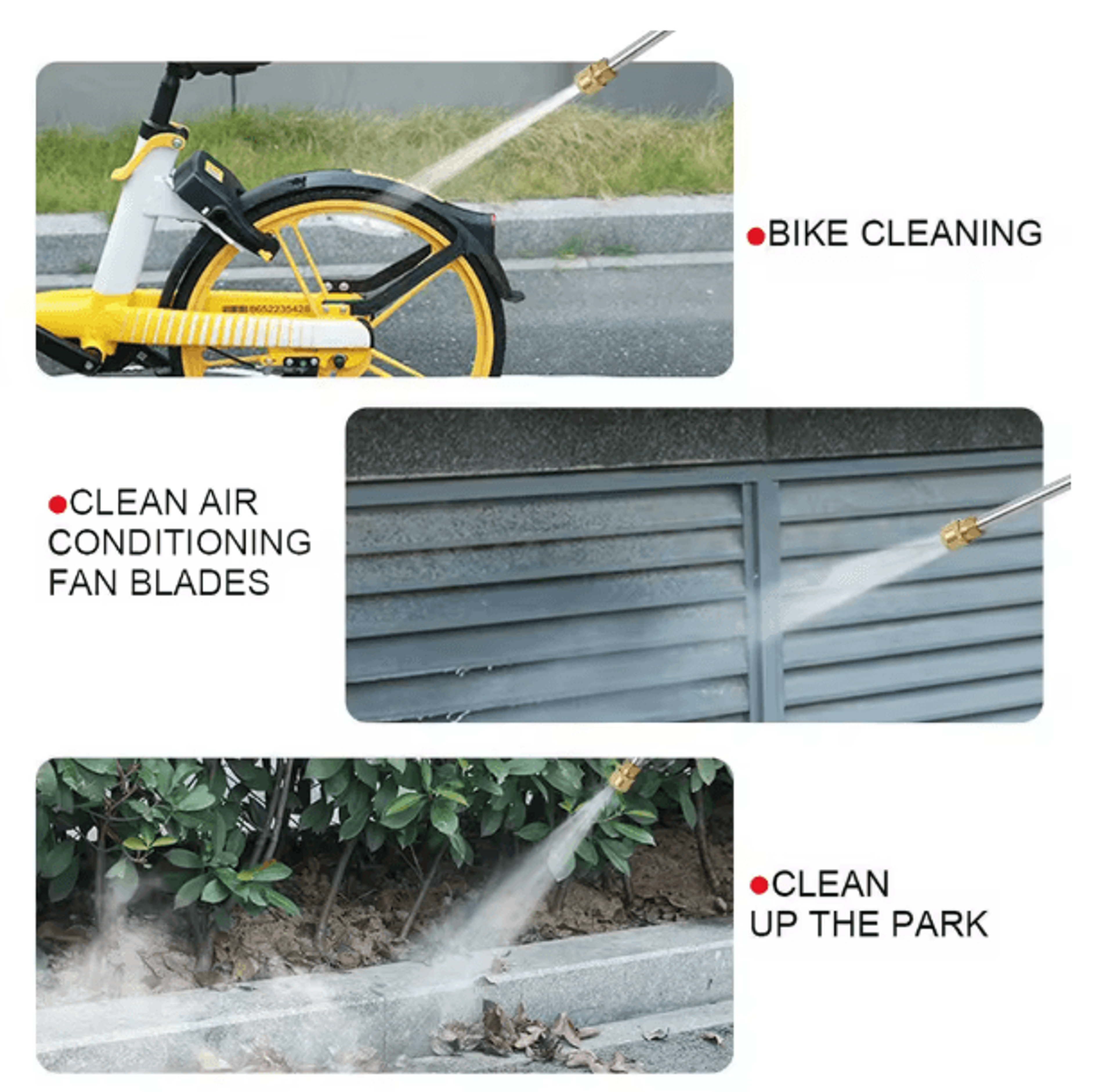 Premium HighPressure Washer Gun With Power Washer Spray Wand And 5 Quick Connect Nozzles 1