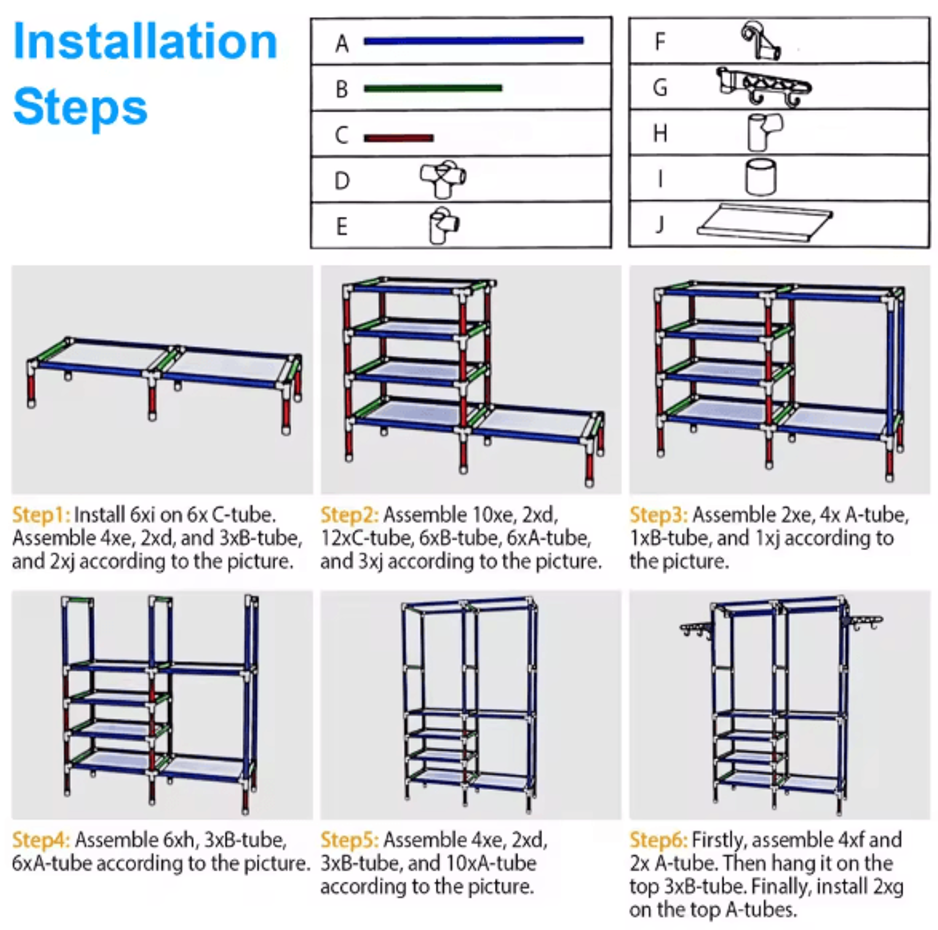 Freestanding Metal Garment Rack With Shelves And Shoe Organizer Storage For Bedroom Closet 3